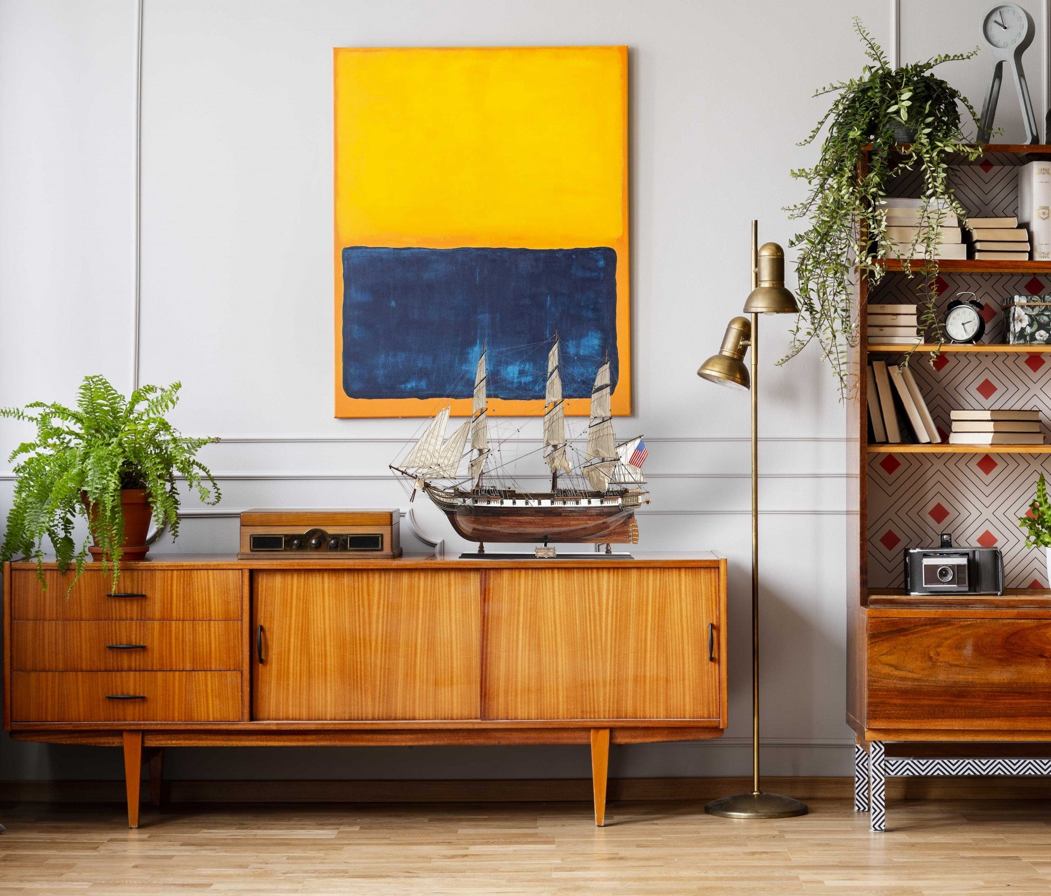 9.25" X 29" X 26" Uss Constellation-Sculptures-DECOROLALA