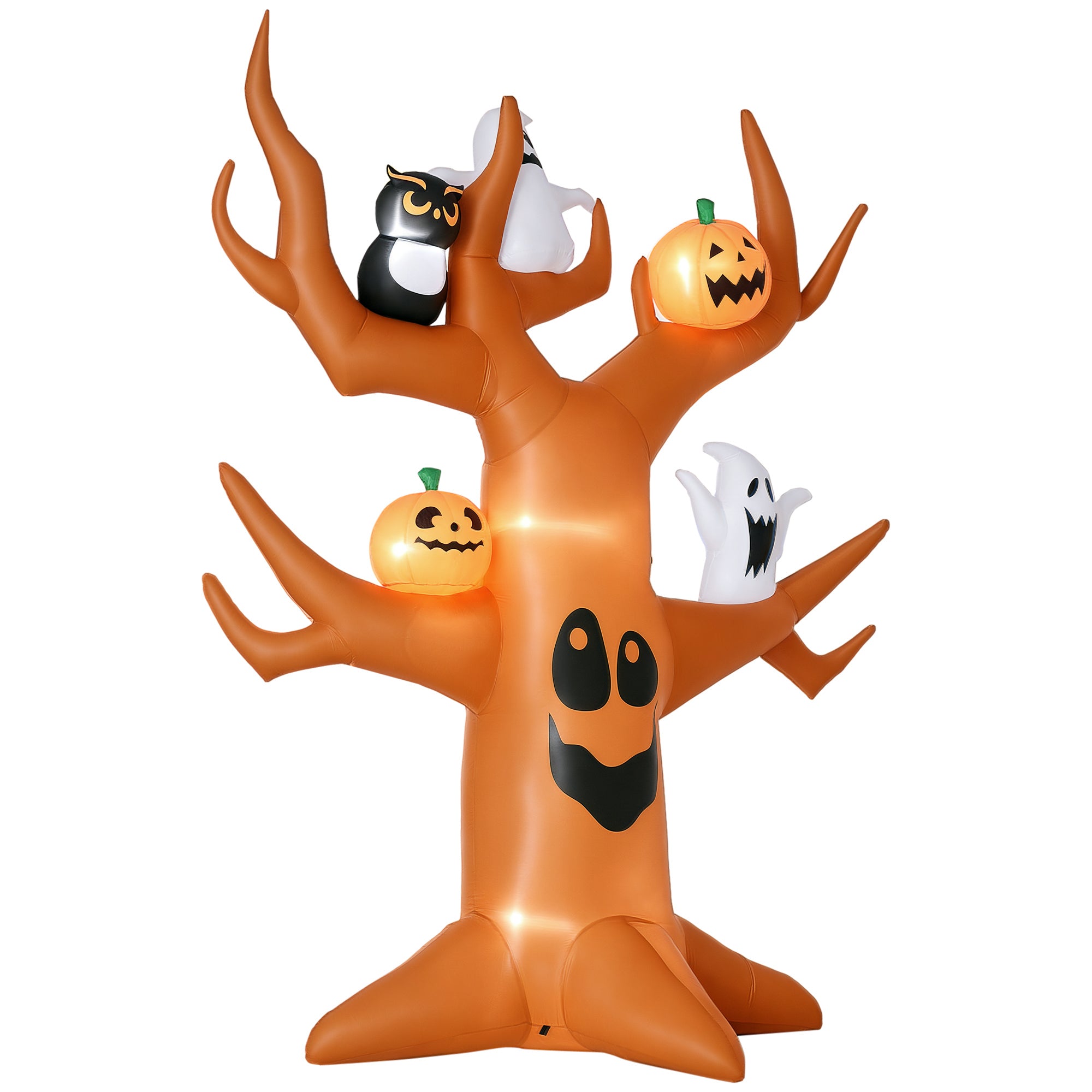 9ft Inflatable Halloween Haunted Tree with LED Lights-Home Furnishings > Holiday & Seasonal > Halloween Decorations-DECOROLALA