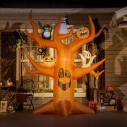 9ft Inflatable Halloween Haunted Tree with LED Lights-Home Furnishings > Holiday & Seasonal > Halloween Decorations-DECOROLALA