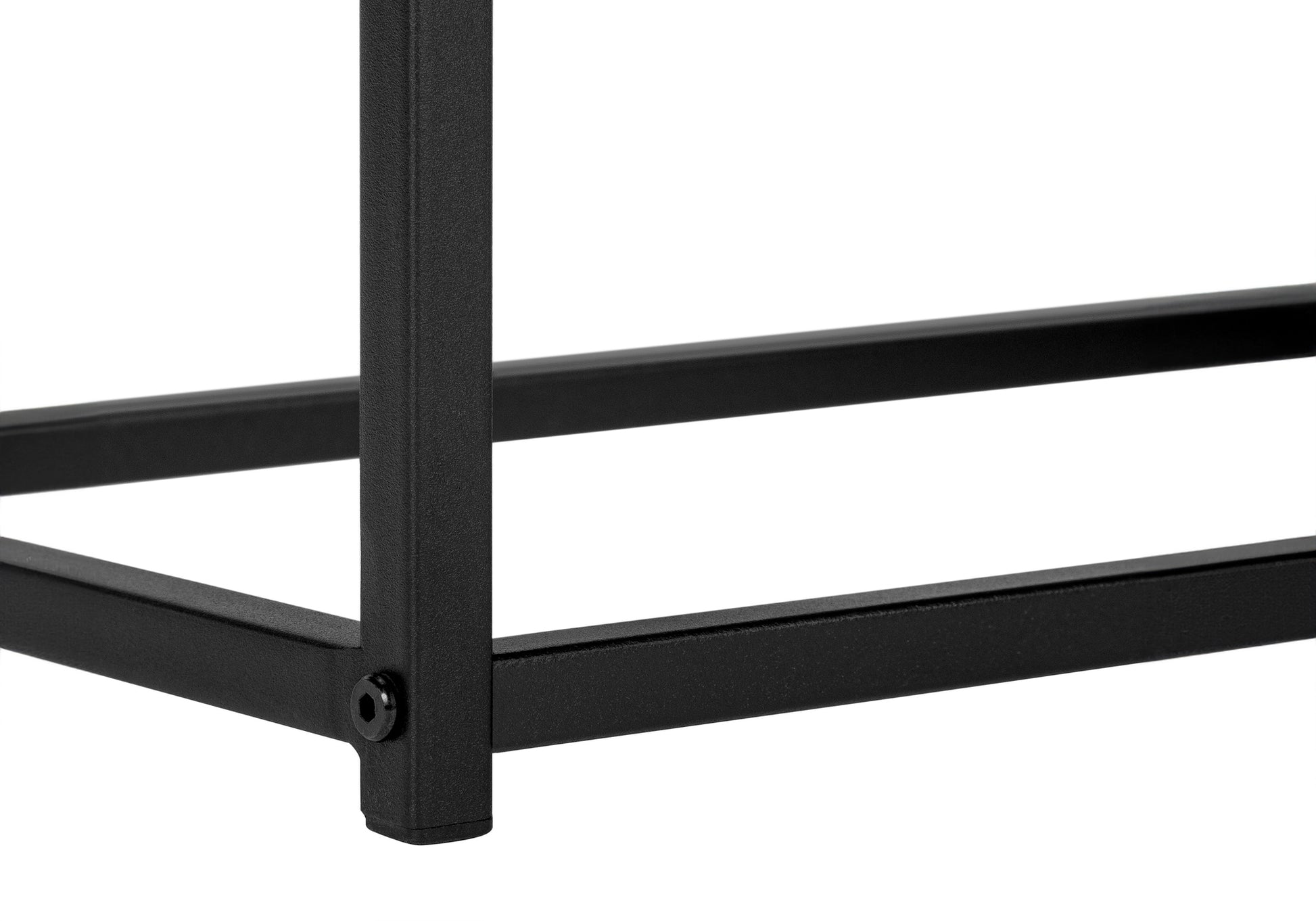 ACCENT TABLE - 22"H / DARK TAUPE / BLACK METAL-Accent Table-DECOROLALA