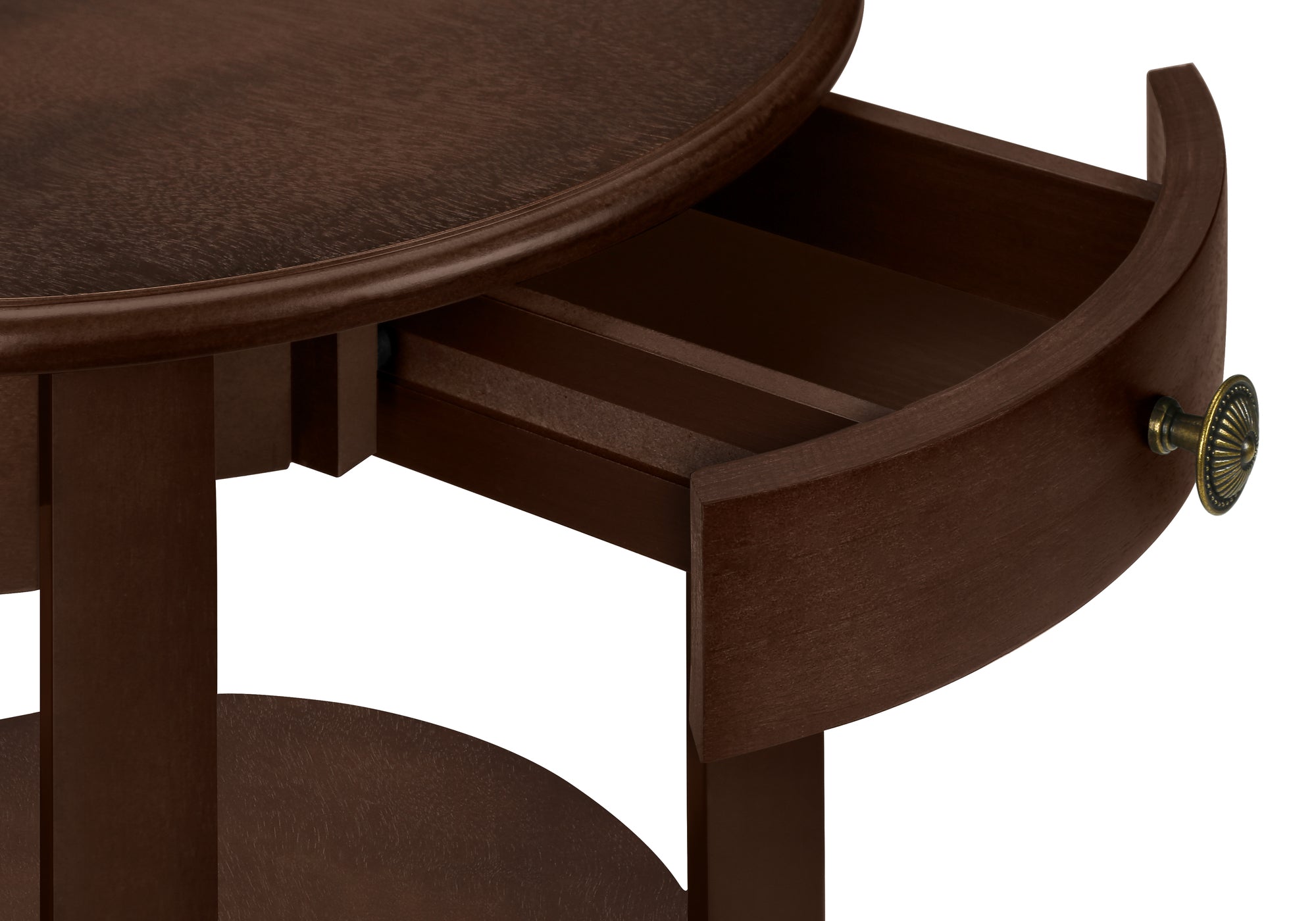 ACCENT TABLE - 23"H / ESPRESSO VENEER END TABLE-Accent Table-DECOROLALA