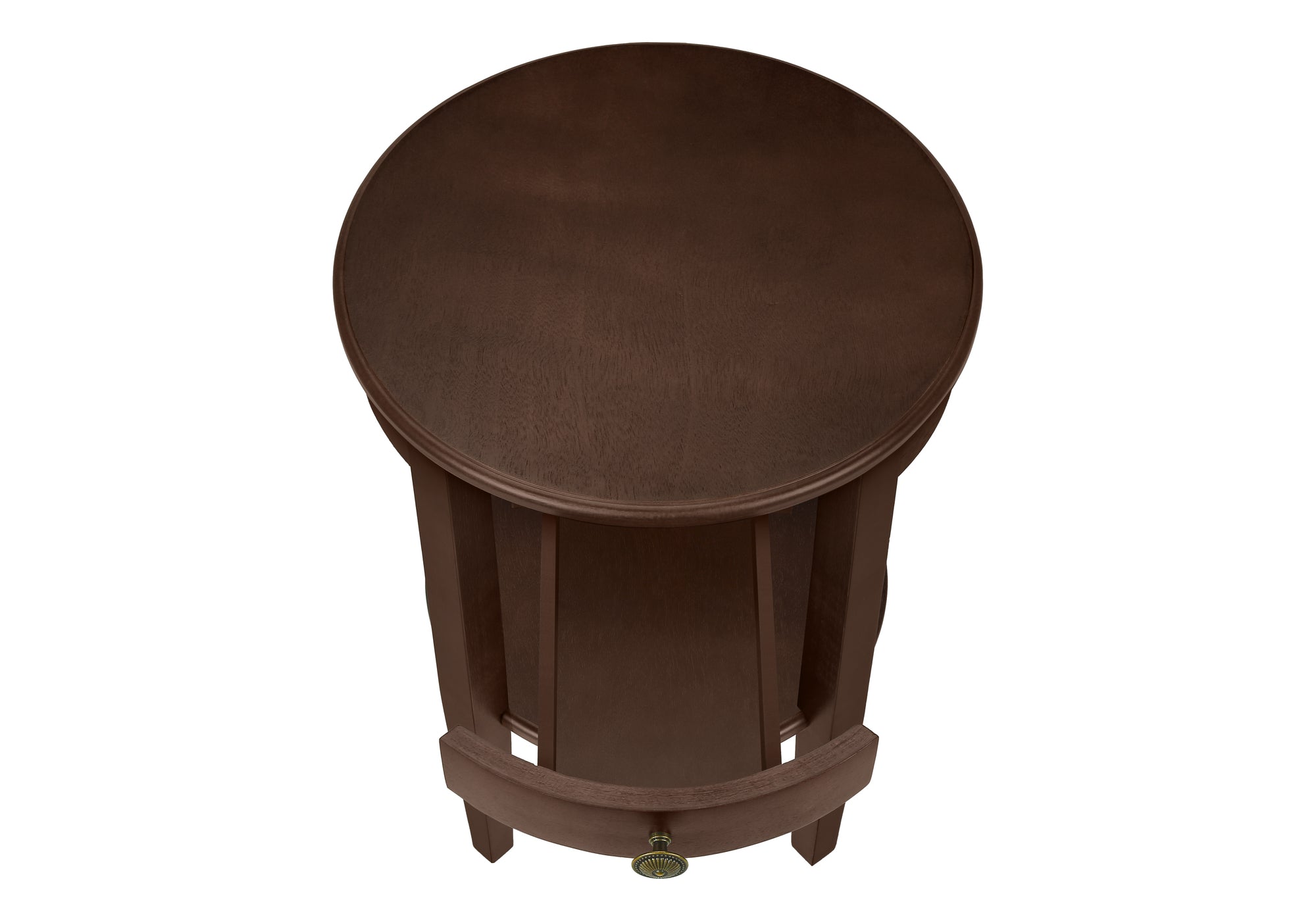 ACCENT TABLE - 23"H / ESPRESSO VENEER END TABLE-Accent Table-DECOROLALA