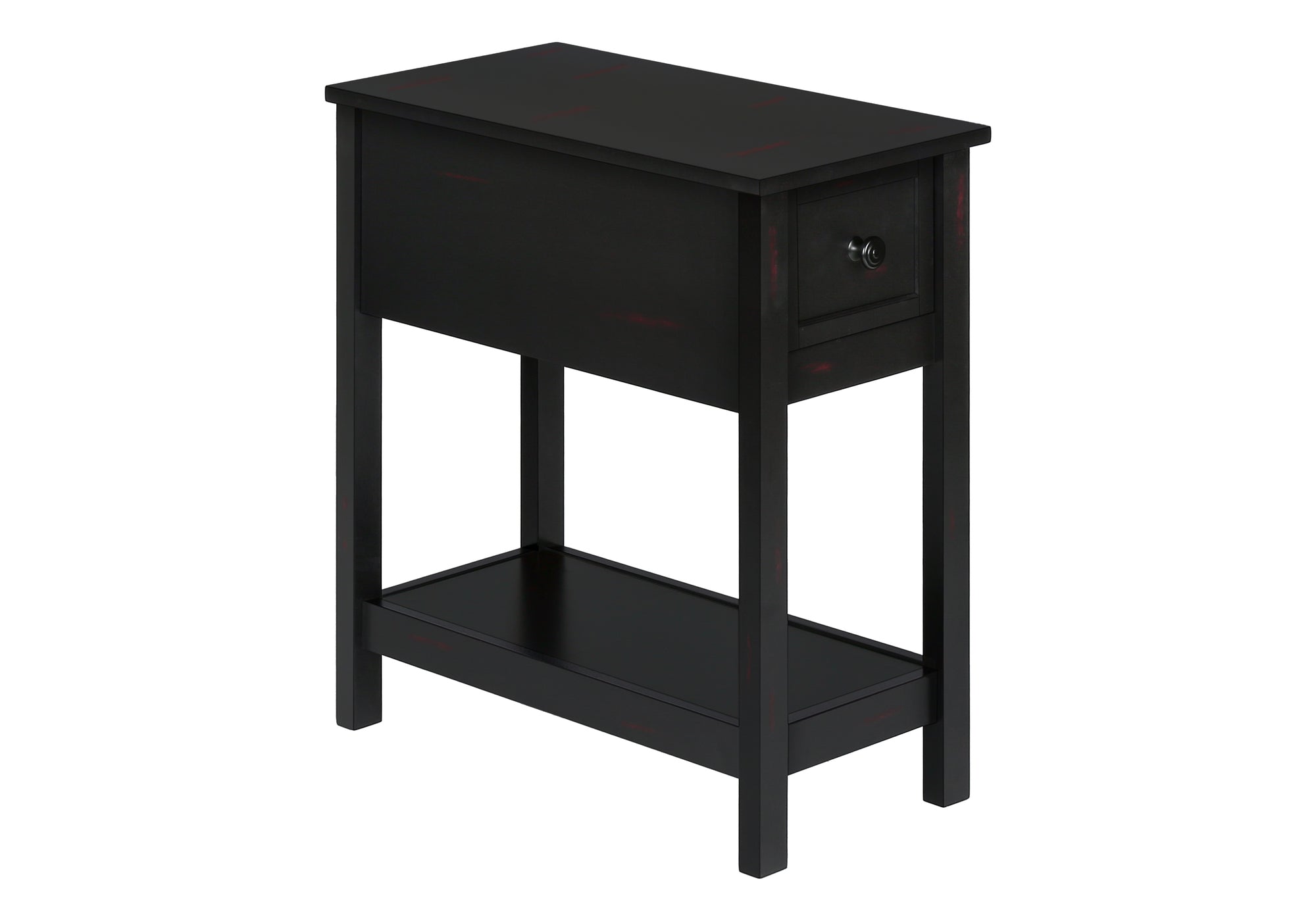 ACCENT TABLE - 24"H / BLACK VENEER END TABLE-Accent Table-DECOROLALA