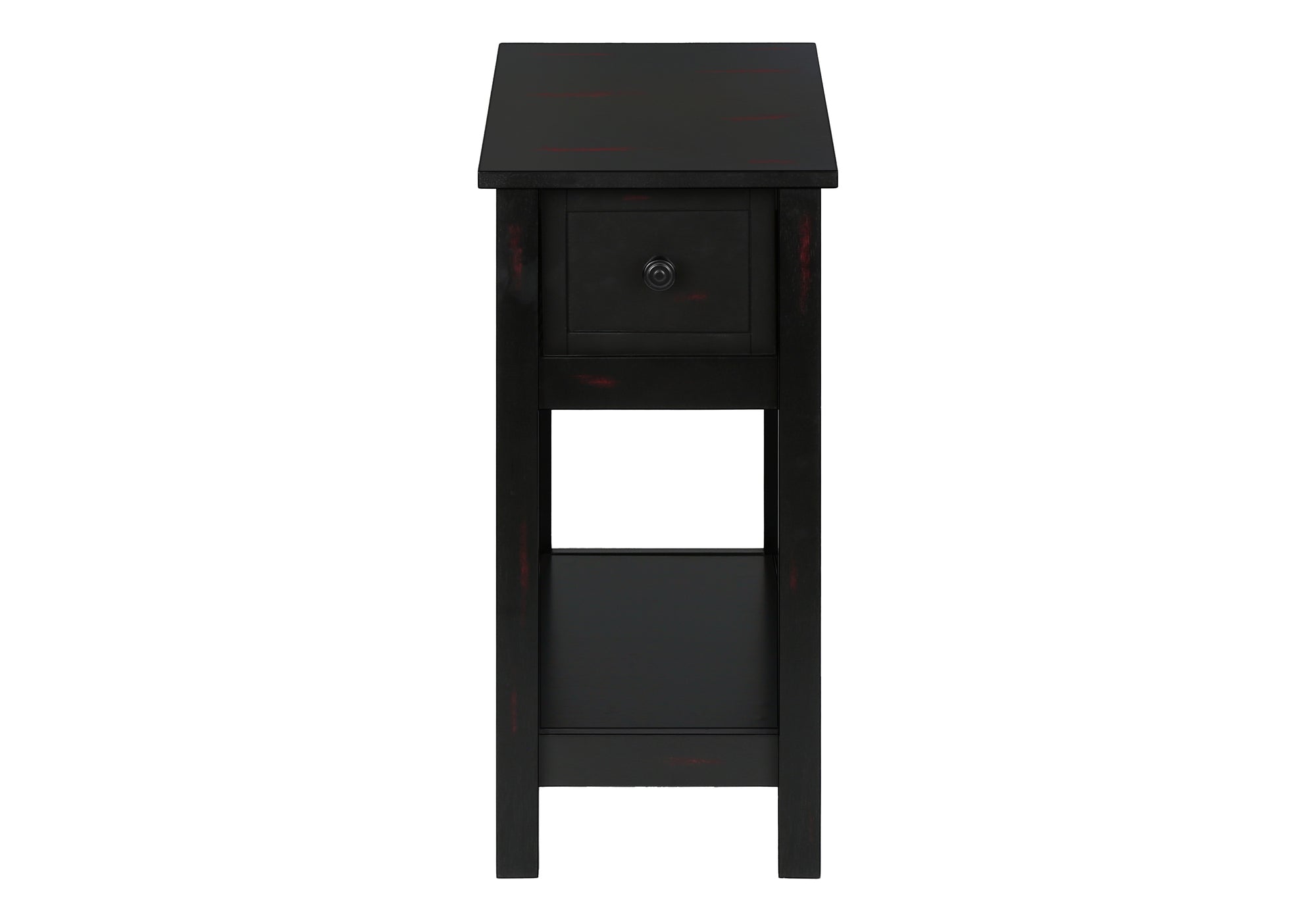 ACCENT TABLE - 24"H / BLACK VENEER END TABLE-Accent Table-DECOROLALA