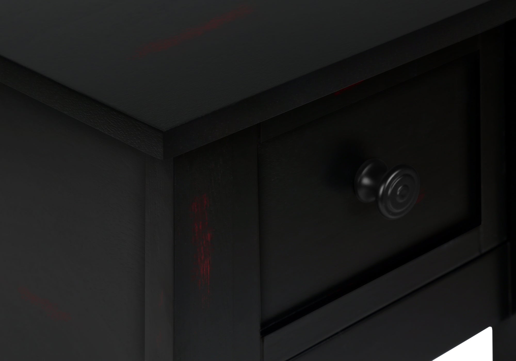 ACCENT TABLE - 24"H / BLACK VENEER END TABLE-Accent Table-DECOROLALA