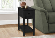 ACCENT TABLE - 24"H / BLACK VENEER END TABLE-Accent Table-DECOROLALA