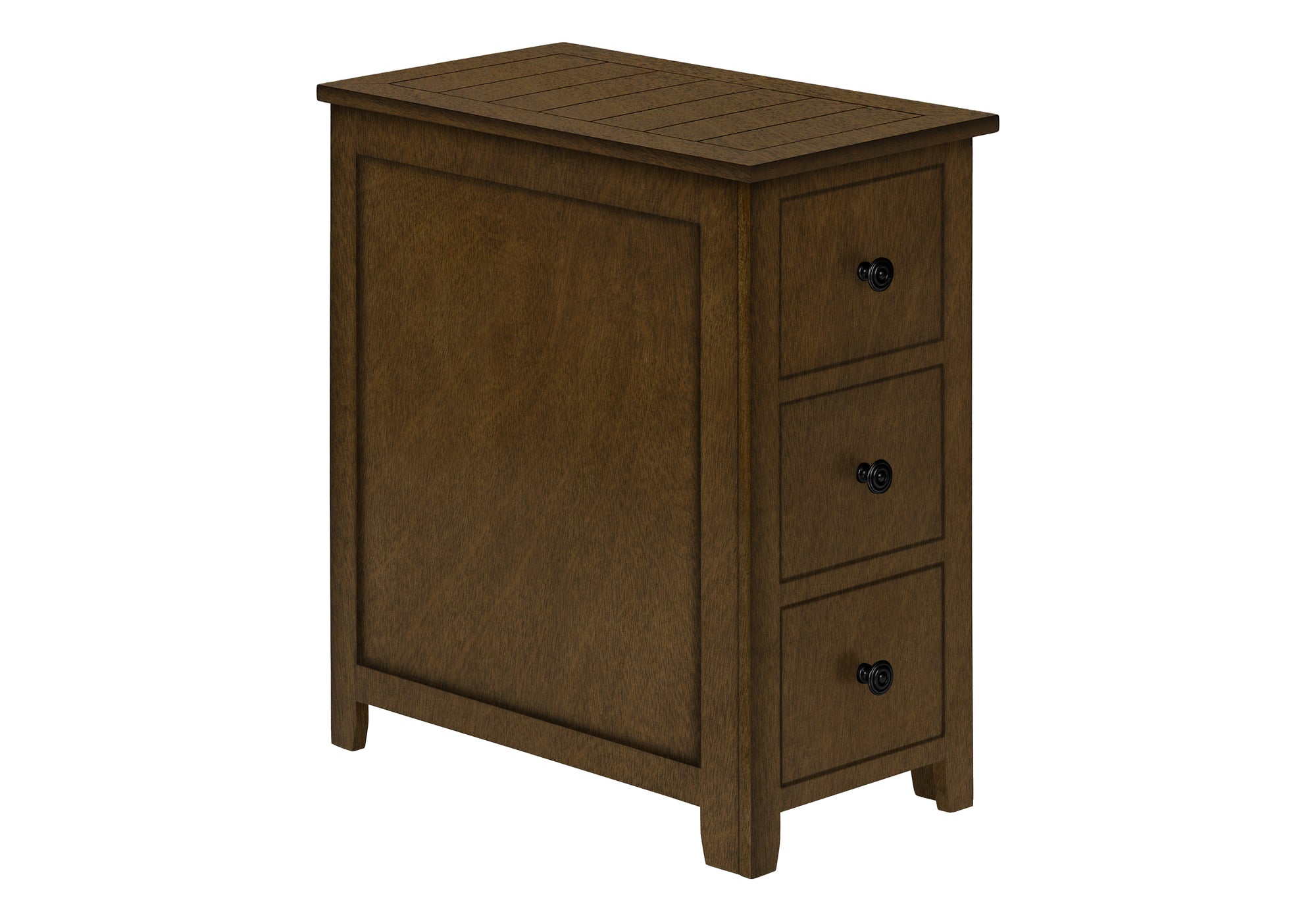 ACCENT TABLE - 24"H / ESPRESSO VENEER END TABLE-Accent Table-DECOROLALA