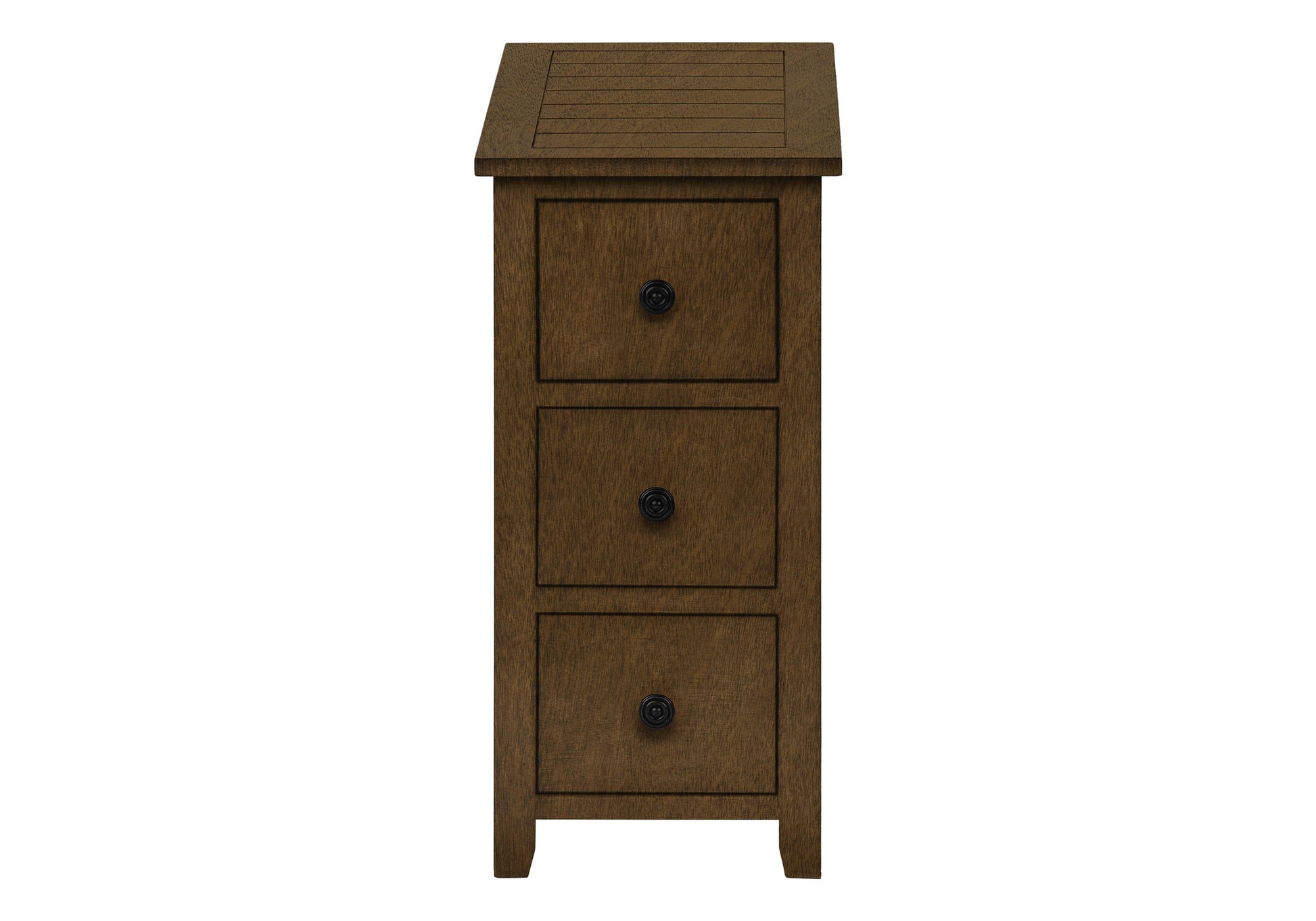 ACCENT TABLE - 24"H / ESPRESSO VENEER END TABLE-Accent Table-DECOROLALA