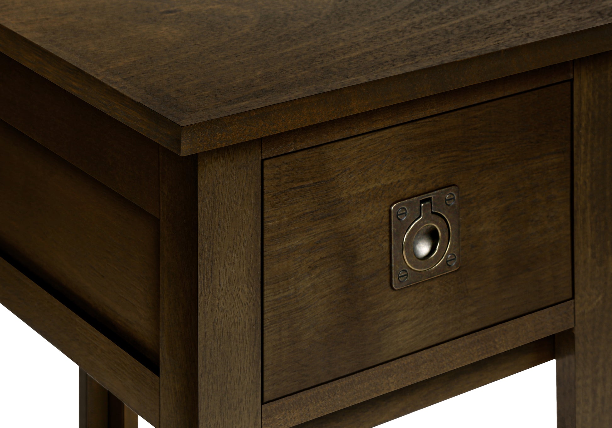 ACCENT TABLE - 24"H / ESPRESSO VENEER END TABLE-Accent Table-DECOROLALA