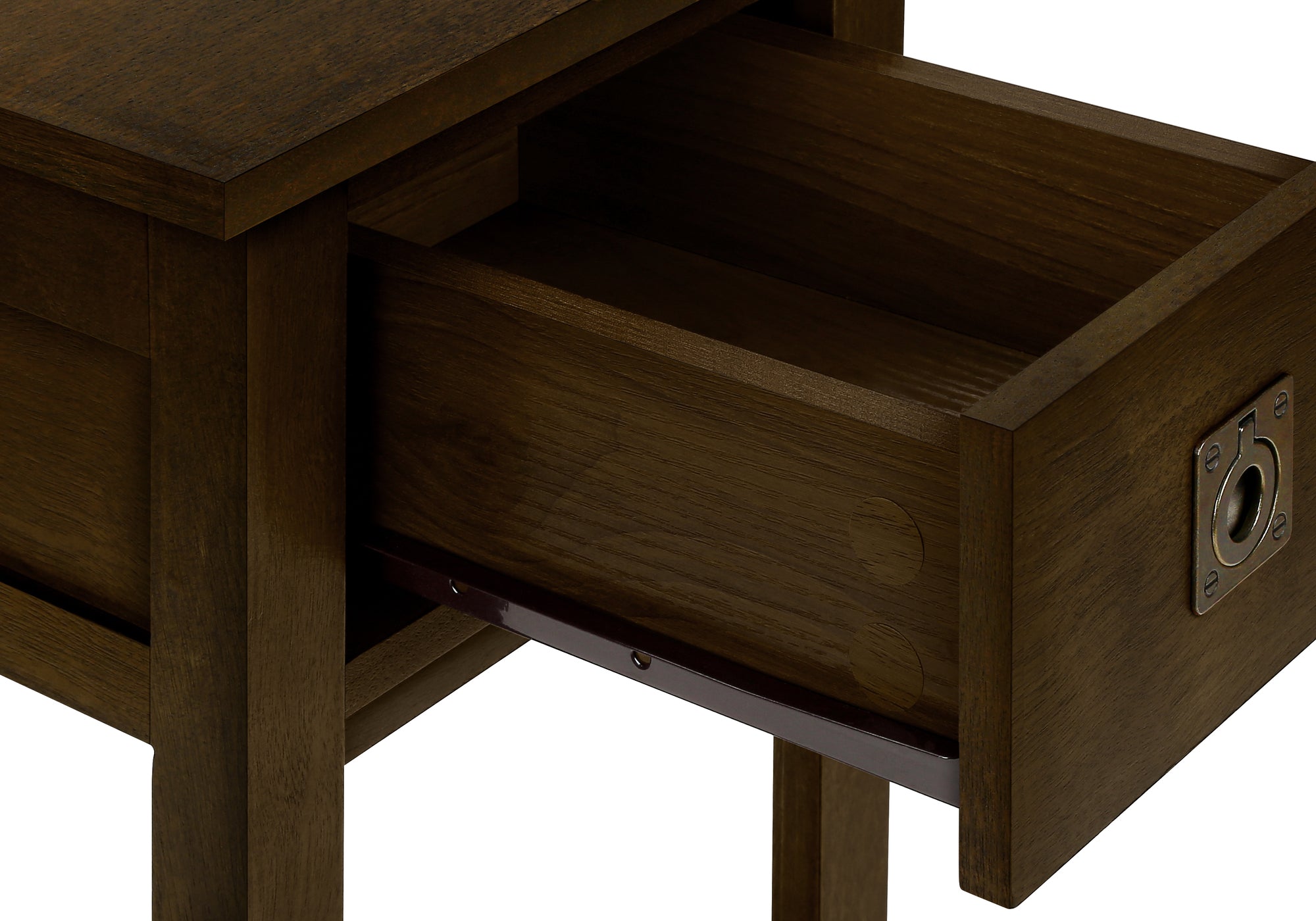 ACCENT TABLE - 24"H / ESPRESSO VENEER END TABLE-Accent Table-DECOROLALA