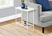 ACCENT TABLE - 24"H /WHITE / WHITE METAL-Accent Table-DECOROLALA