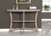 ACCENT TABLE - 47"L / DARK TAUPE HALL CONSOLE-Accent Table-DECOROLALA