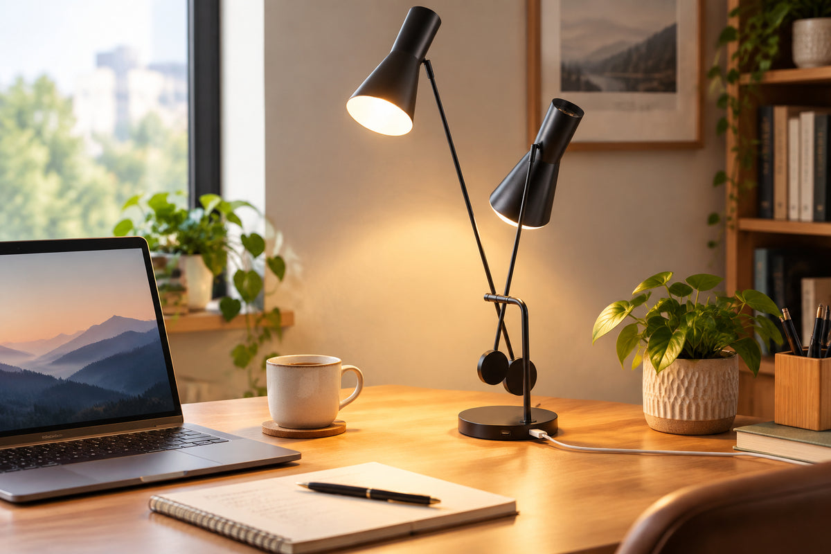 ADS360 Bond Desk Lamp with USB Port-Lighting-DECOROLALA
