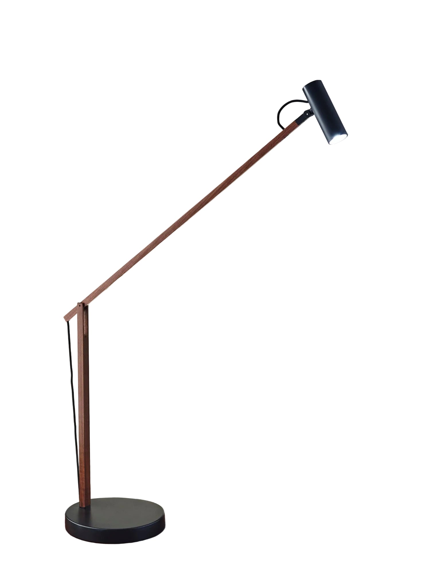 ADS360 Crane LED Desk Lamp - Walnut Adjustable-Lighting-DECOROLALA