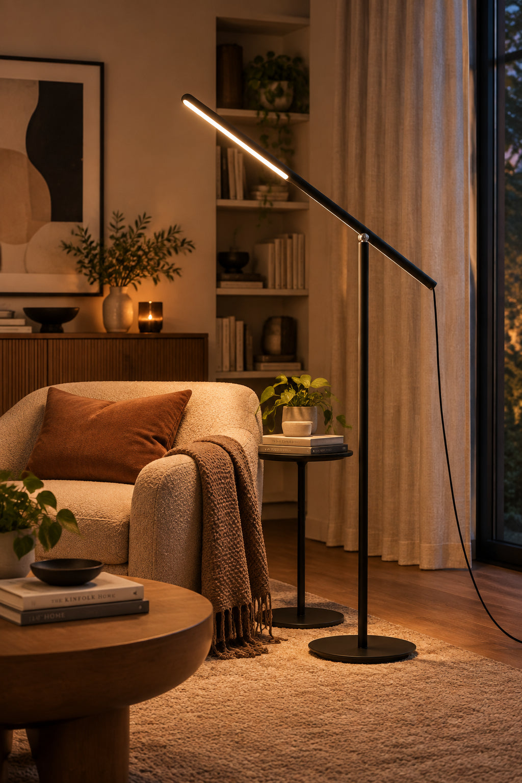 ADS360 Gravity LED Floor Lamp - Black-Lighting-DECOROLALA