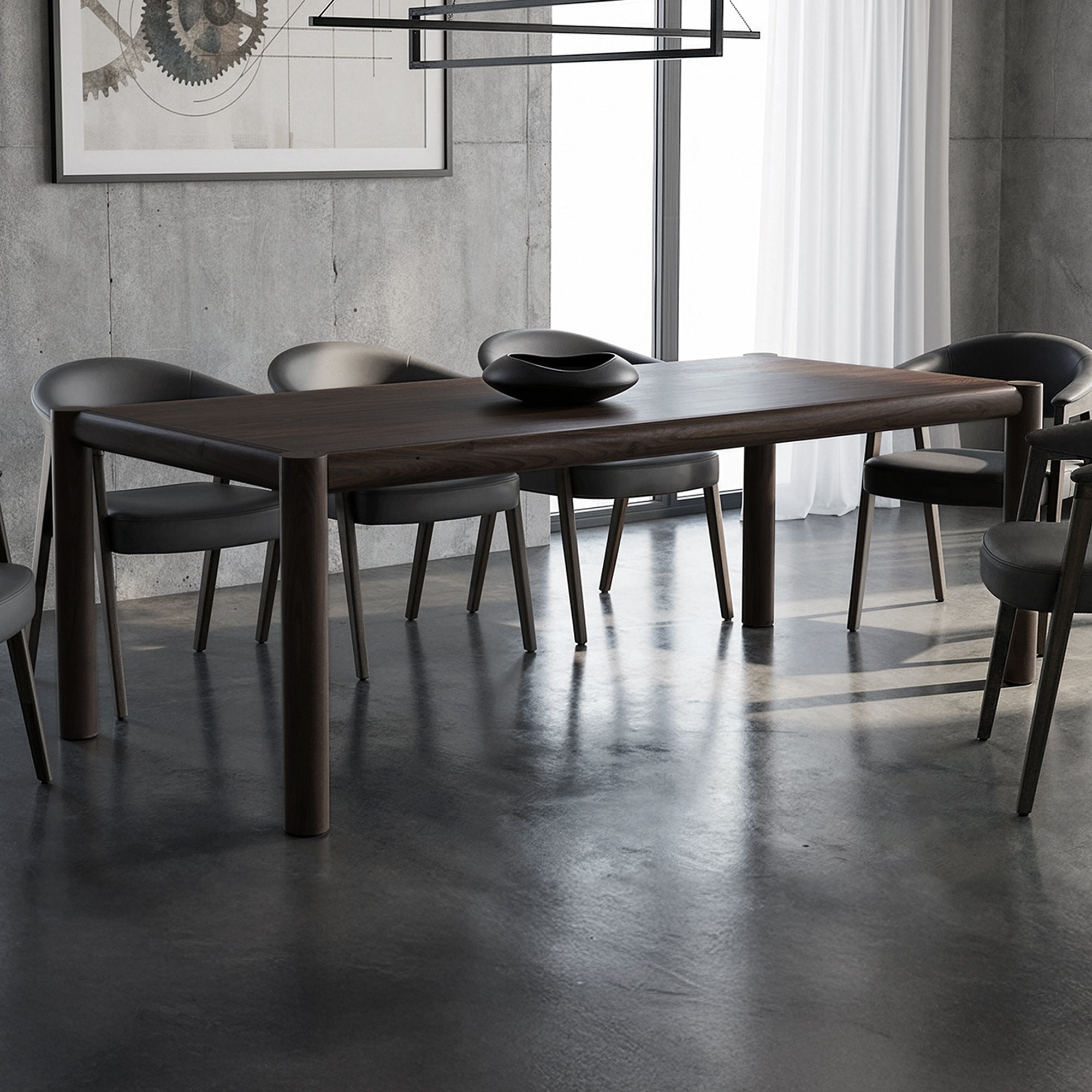 ADVIK-79" DINING TABLE-MOCHA-DECOROLALA