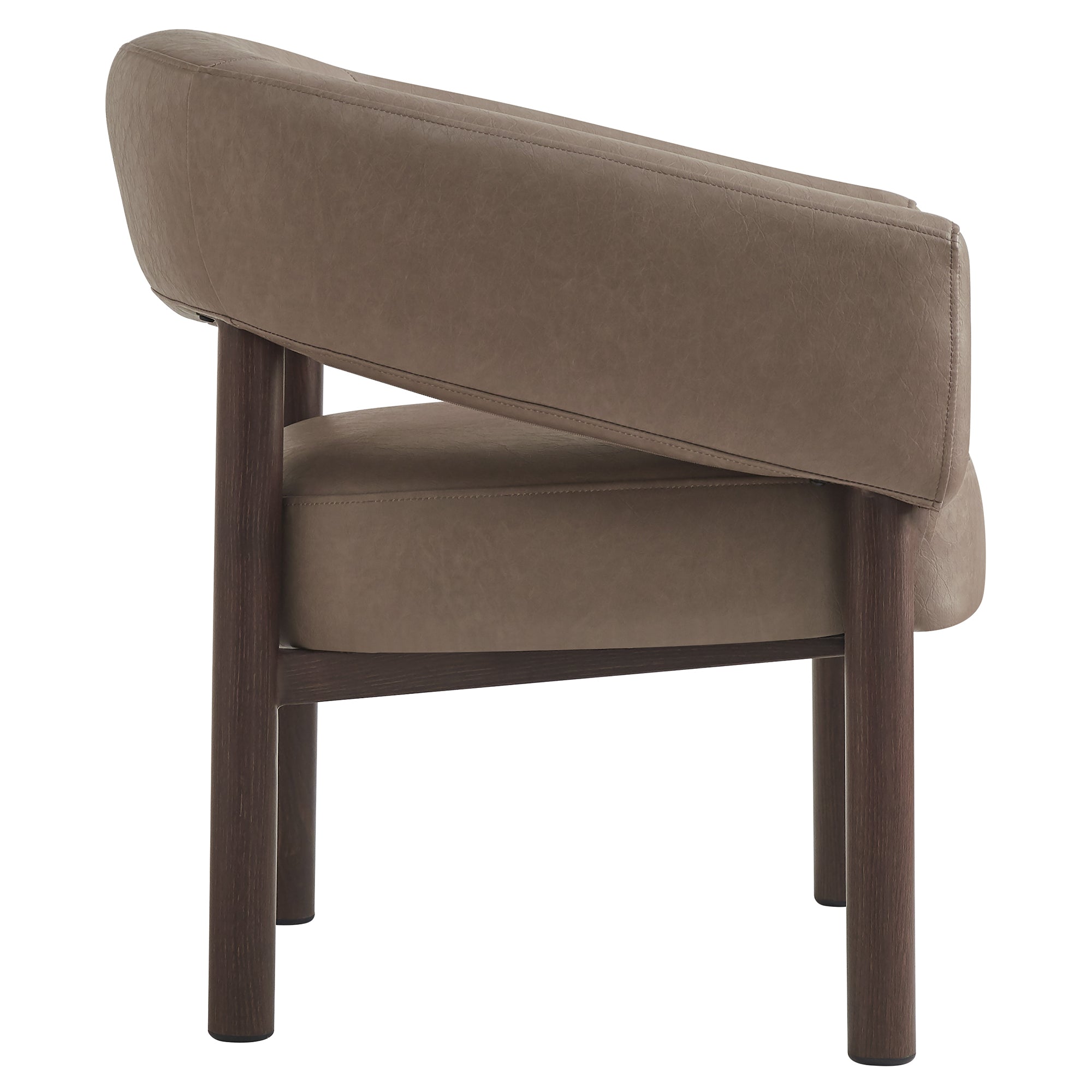 ALLEGRA-ACCENT CHAIR-DARK TAUPE-Accent Chairs-DECOROLALA