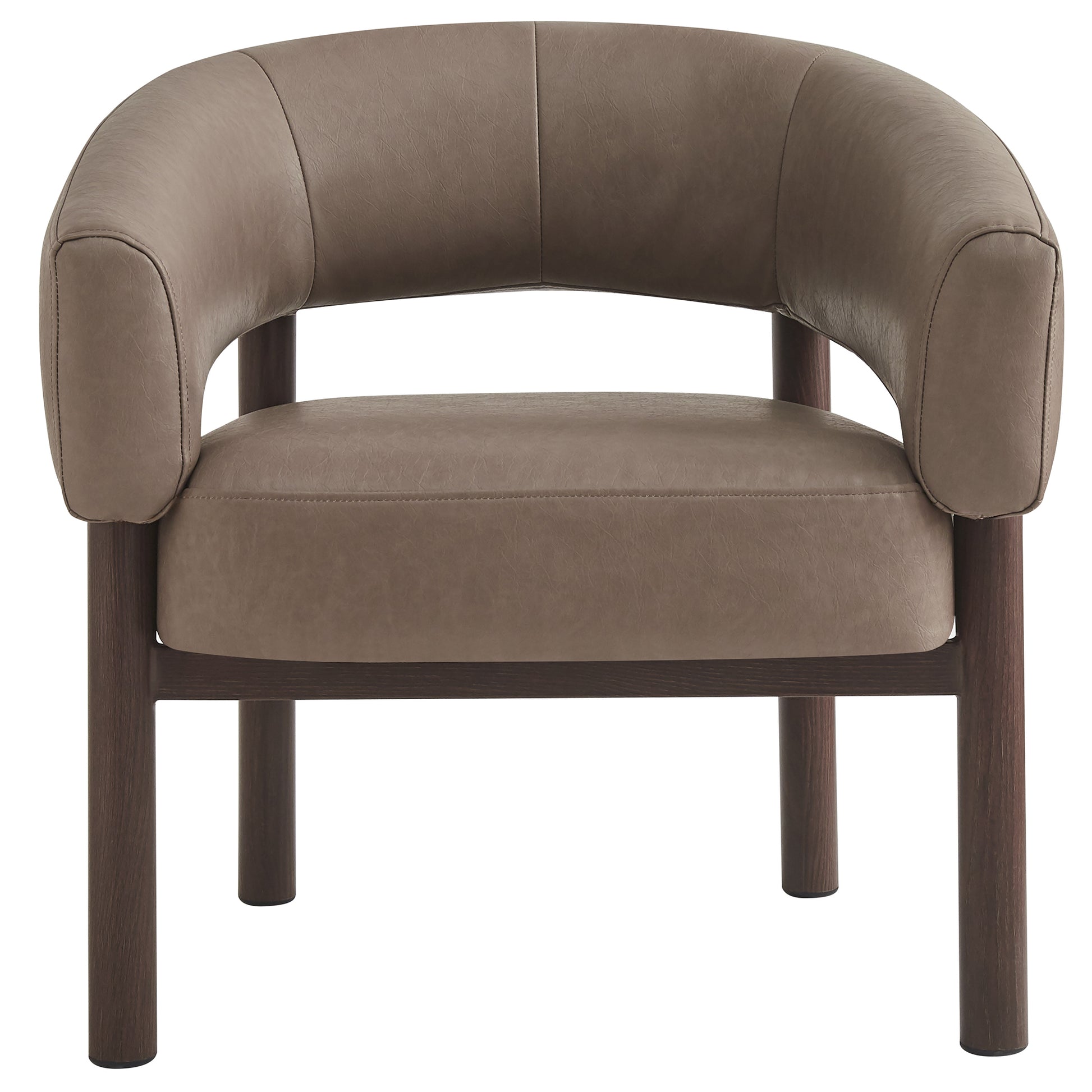 ALLEGRA-ACCENT CHAIR-DARK TAUPE-Accent Chairs-DECOROLALA