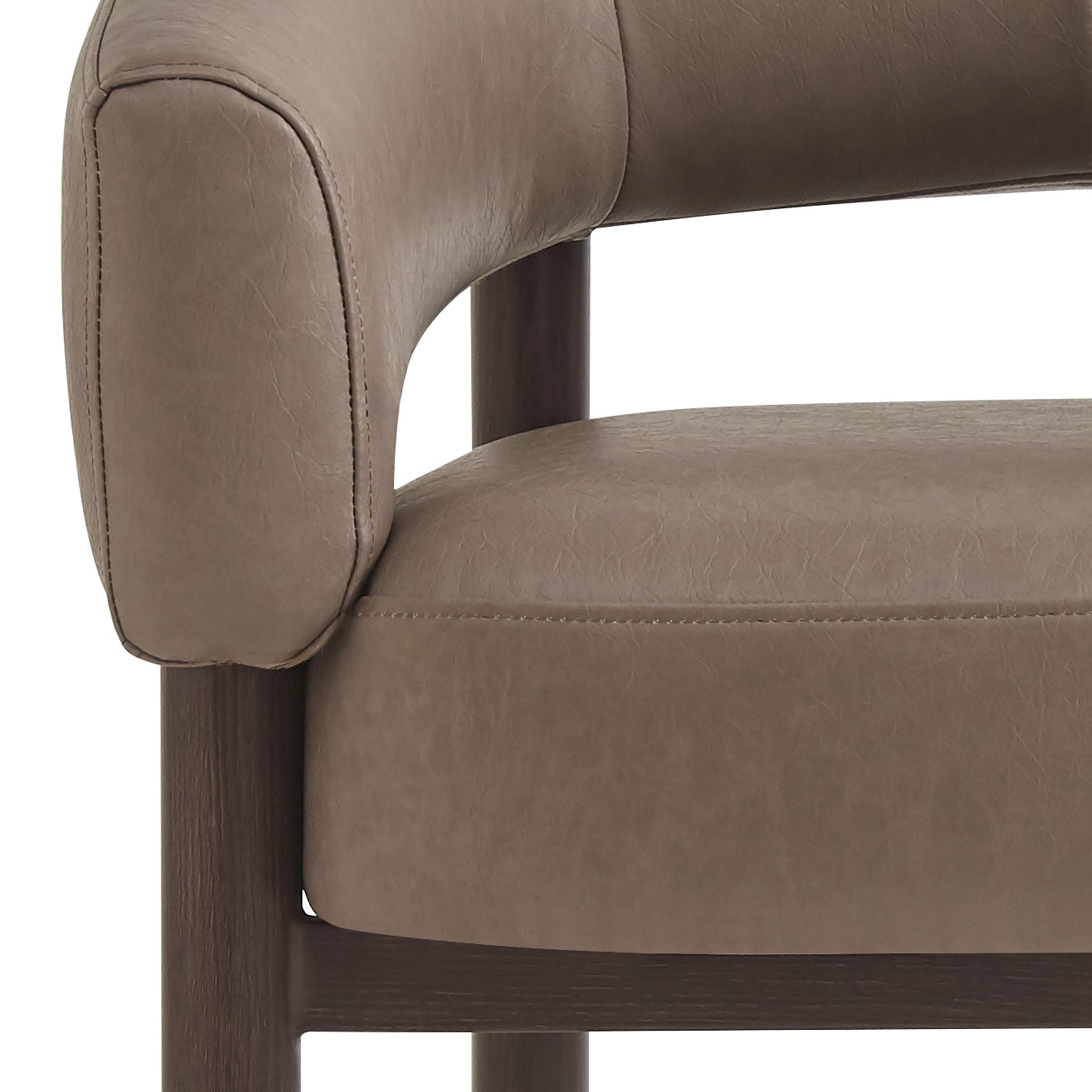 ALLEGRA-ACCENT CHAIR-DARK TAUPE-Accent Chairs-DECOROLALA
