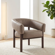 ALLEGRA-ACCENT CHAIR-DARK TAUPE-Accent Chairs-DECOROLALA