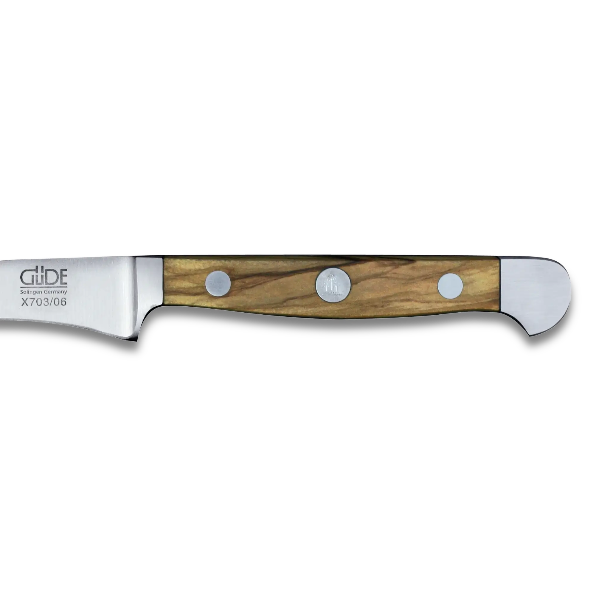 ALPHA OLIVE | Pairing Knife 2.36" | Forged Steel / Olive wood handle-Carving Knife-DECOROLALA