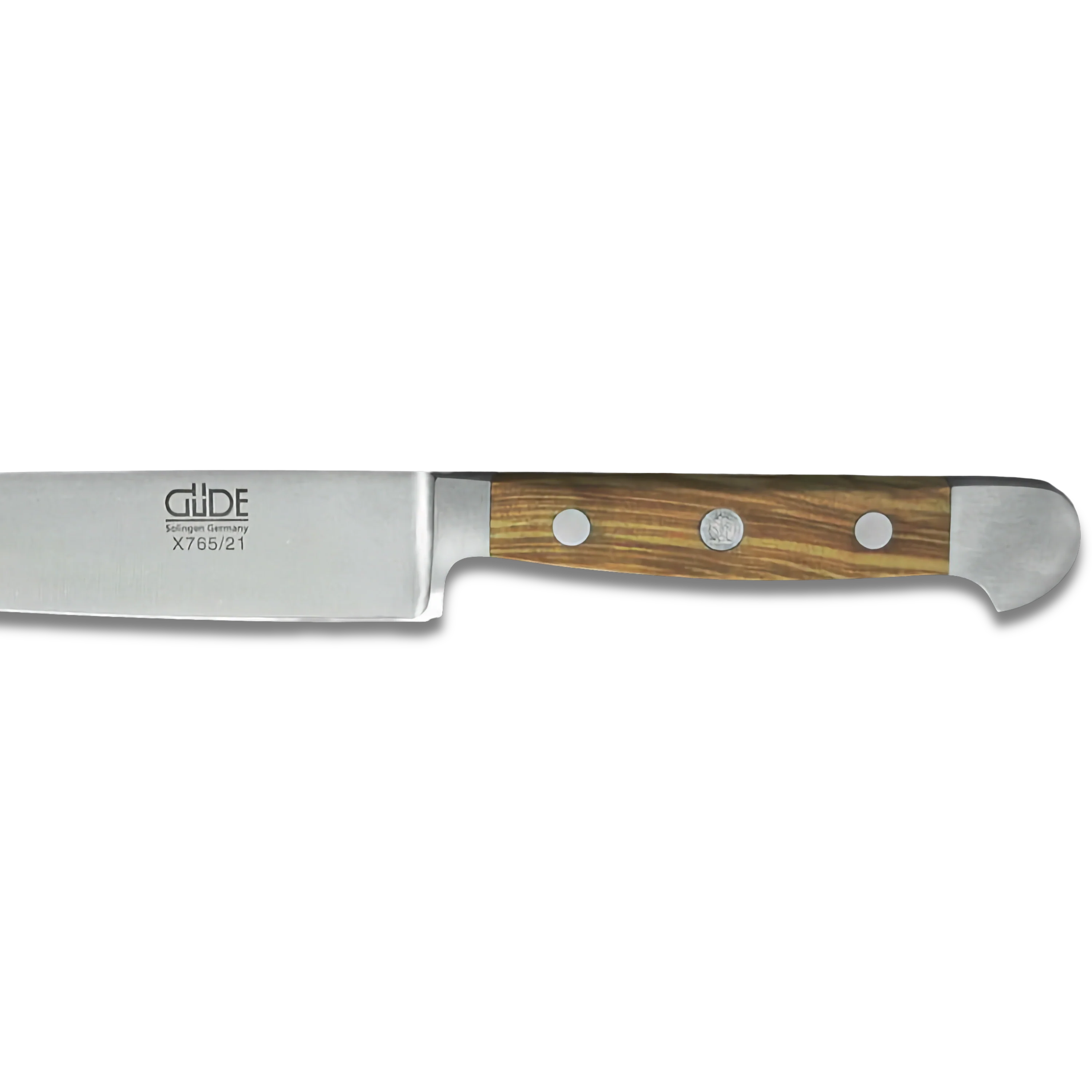 ALPHA OLIVE | Slicing / HAM Knife 8" | Forged Steel / Olive wood handle-Carving Knife-DECOROLALA