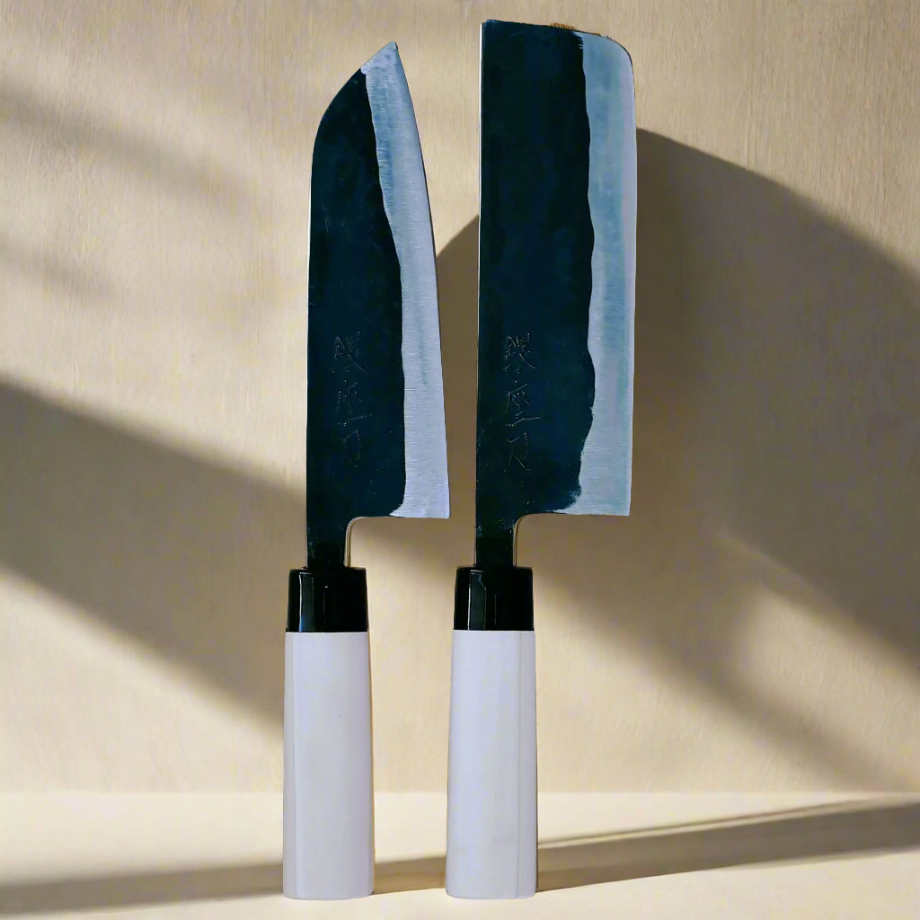 AOGAMI Two - 165mm Santoku & Nakiri Knife Bundle-Kitchen Knife-DECOROLALA