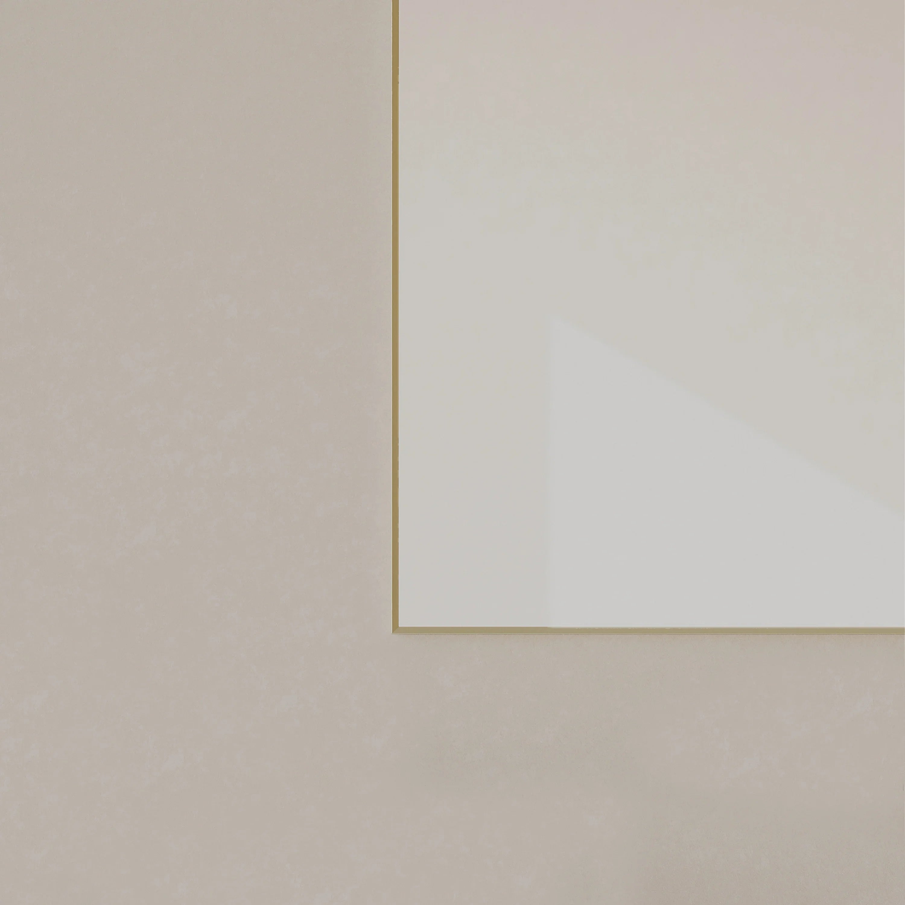 30" Arched Aluminum Frame Mirror in Brushed Gold