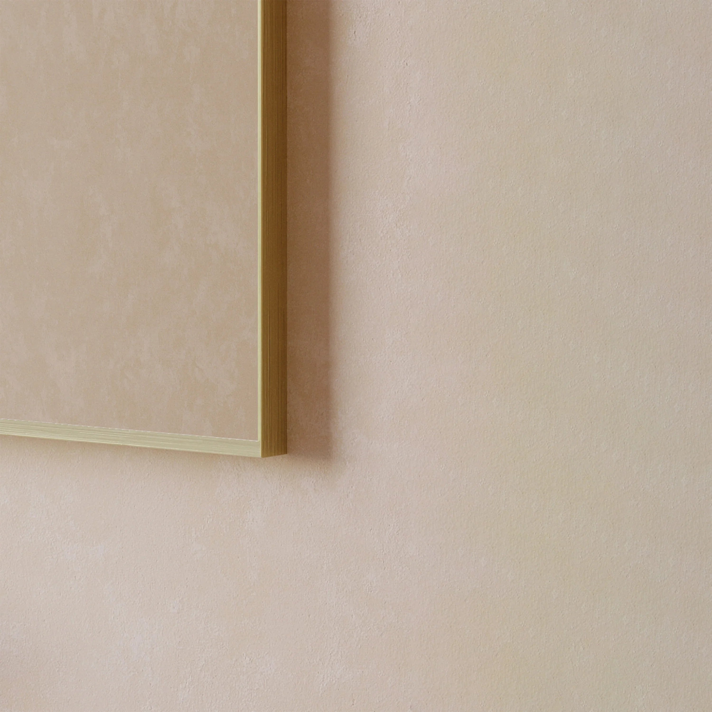 30" Arched Aluminum Frame Mirror in Brushed Gold