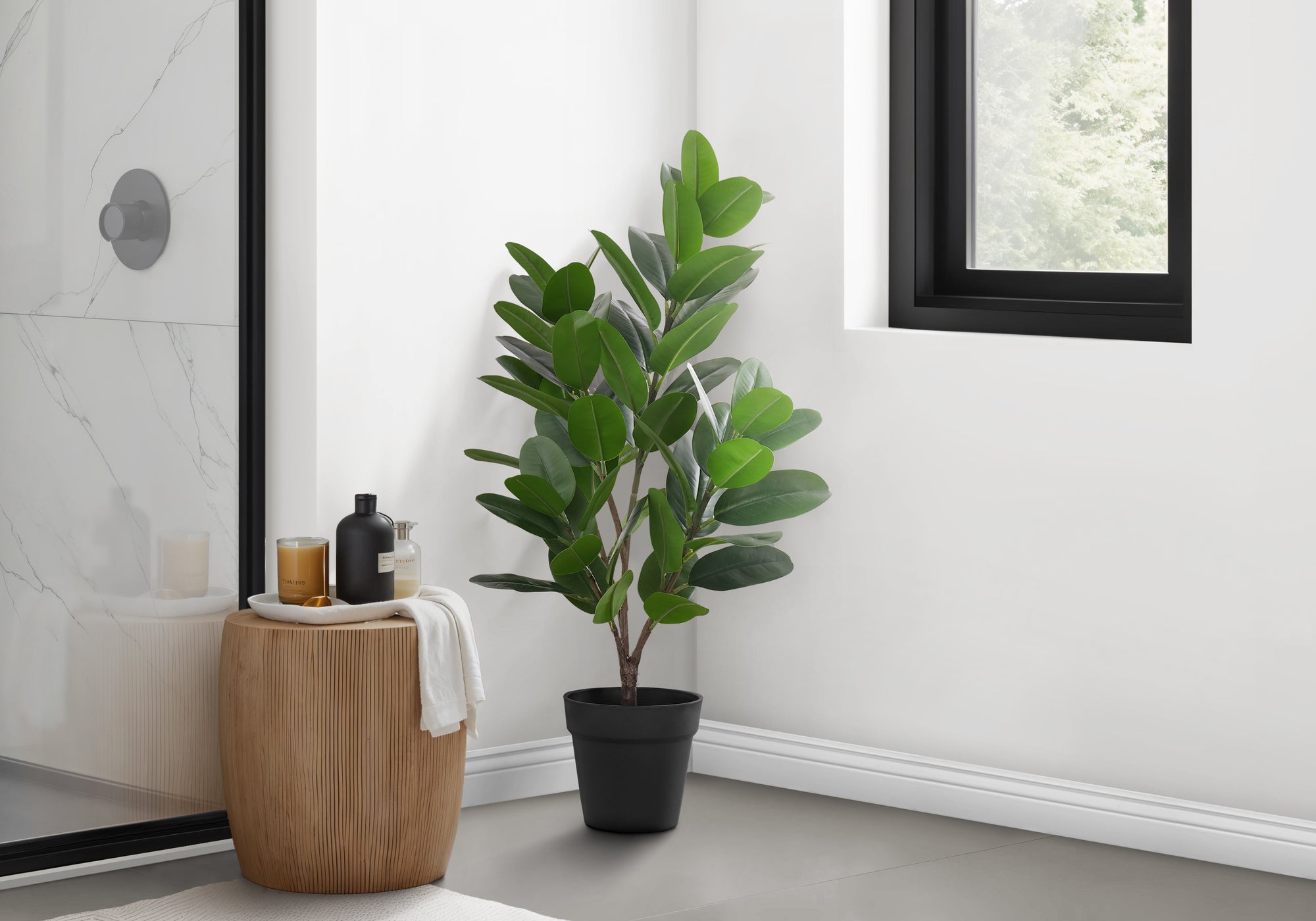 ARTIFICIAL PLANT - 28"H / INDOOR GARCINIA IN A 5" POT-Artificial Plant-DECOROLALA