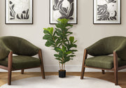 ARTIFICIAL PLANT - 41"H / INDOOR FIDDLE TREE IN A 5" POT-Artificial Plant-DECOROLALA