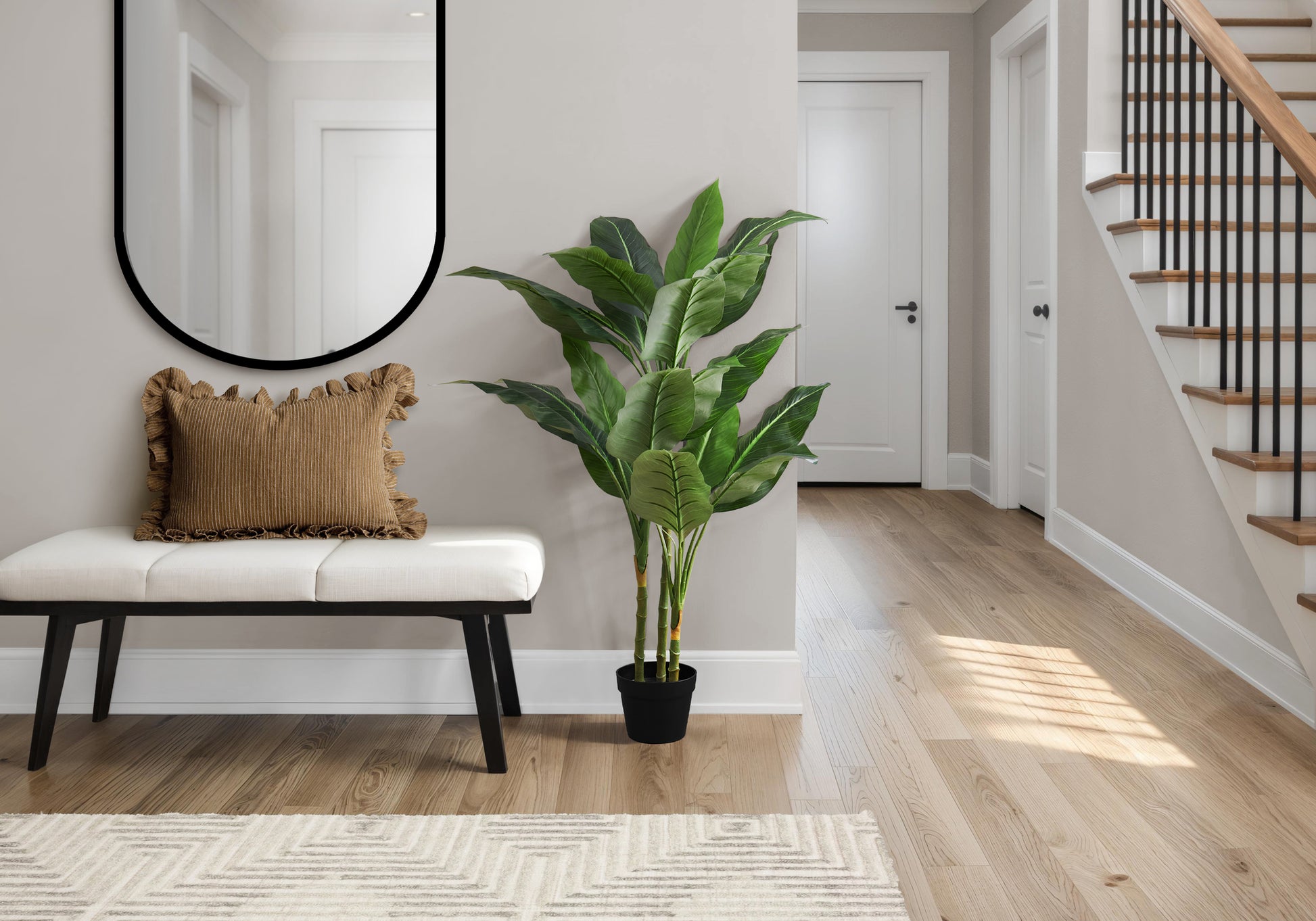 ARTIFICIAL PLANT - 42"H / INDOOR EVERGREEN IN A 5" POT-Artificial Plant-DECOROLALA