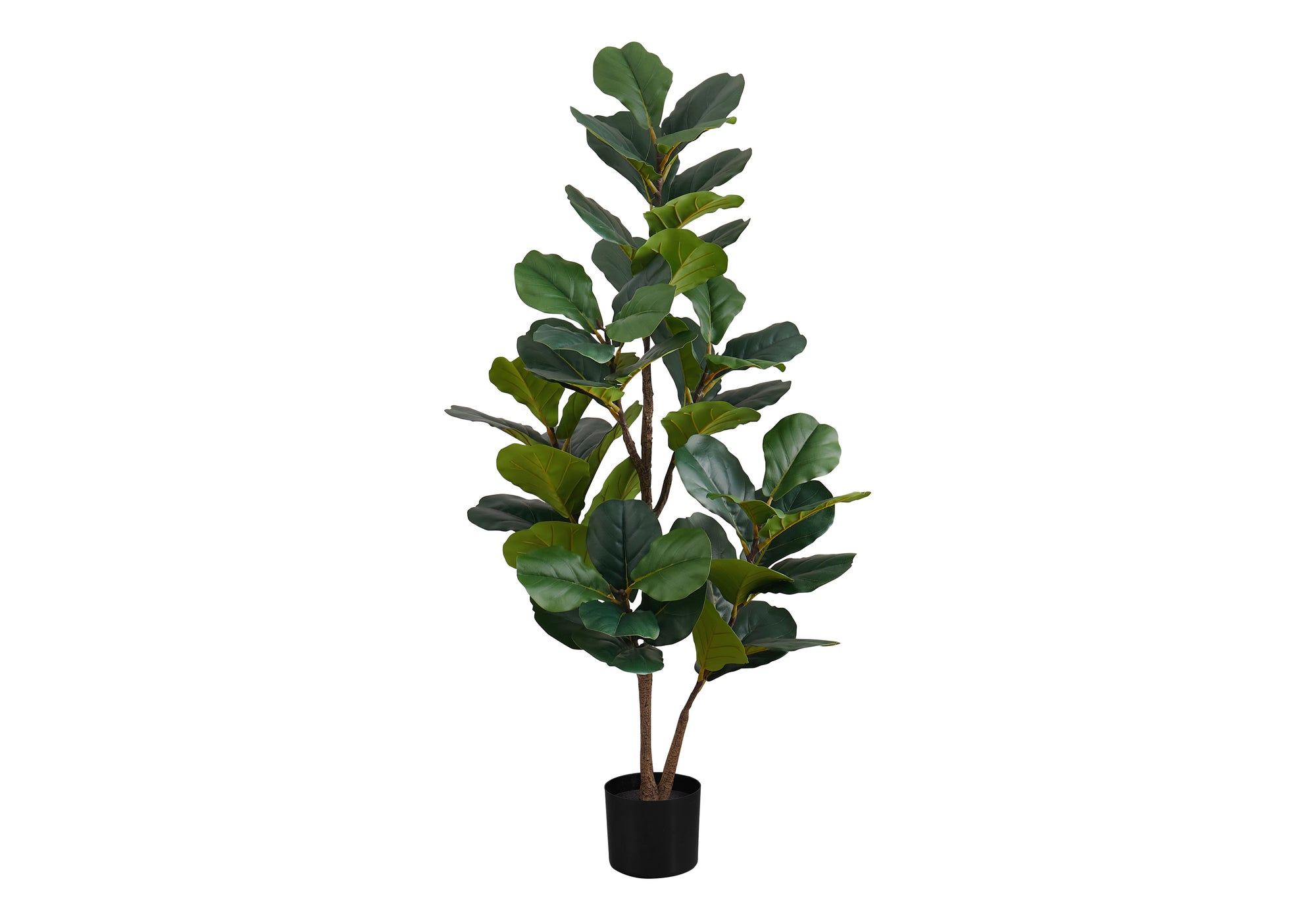 ARTIFICIAL PLANT - 49"H / INDOOR FIDDLE TREE IN A 5" POT-Artificial Plant-DECOROLALA