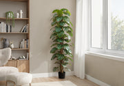 ARTIFICIAL PLANT - 83"H / INDOOR MONSTERA TREE / 8" POT-Artificial Plant-DECOROLALA