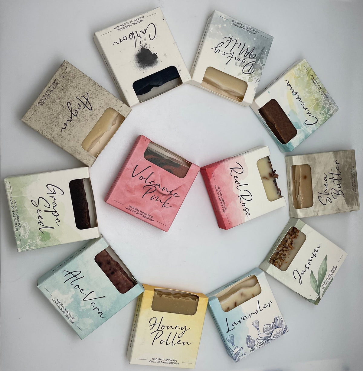 ARTISAN HANDMADE JASMINE SOAP - 90G-Bar Soap-DECOROLALA