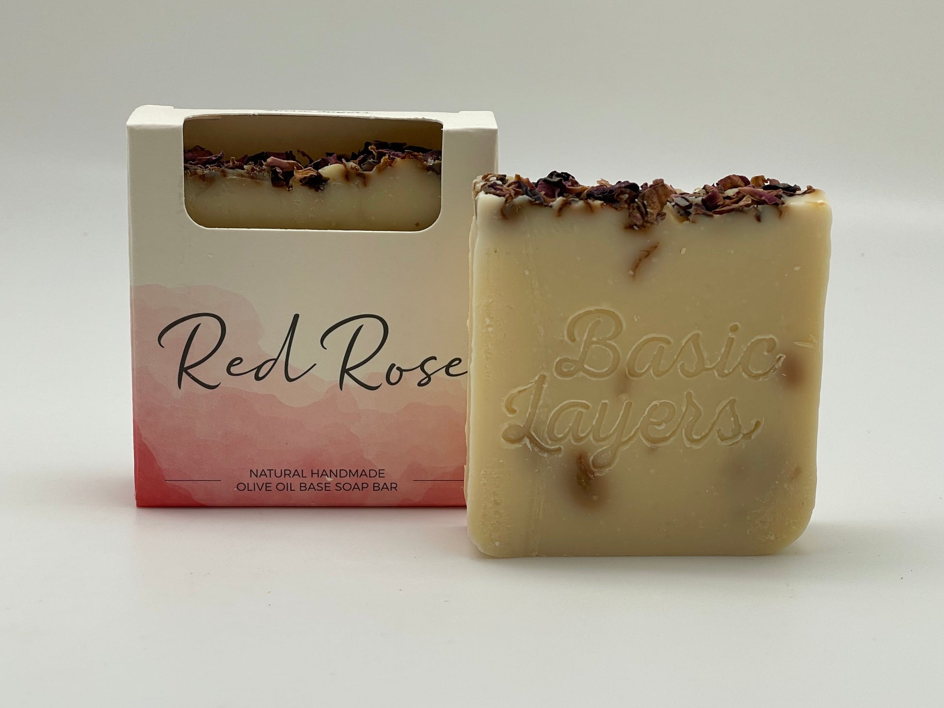 ARTISAN HANDMADE RED ROSE SOAP - 90G-Artisanal Soap-DECOROLALA