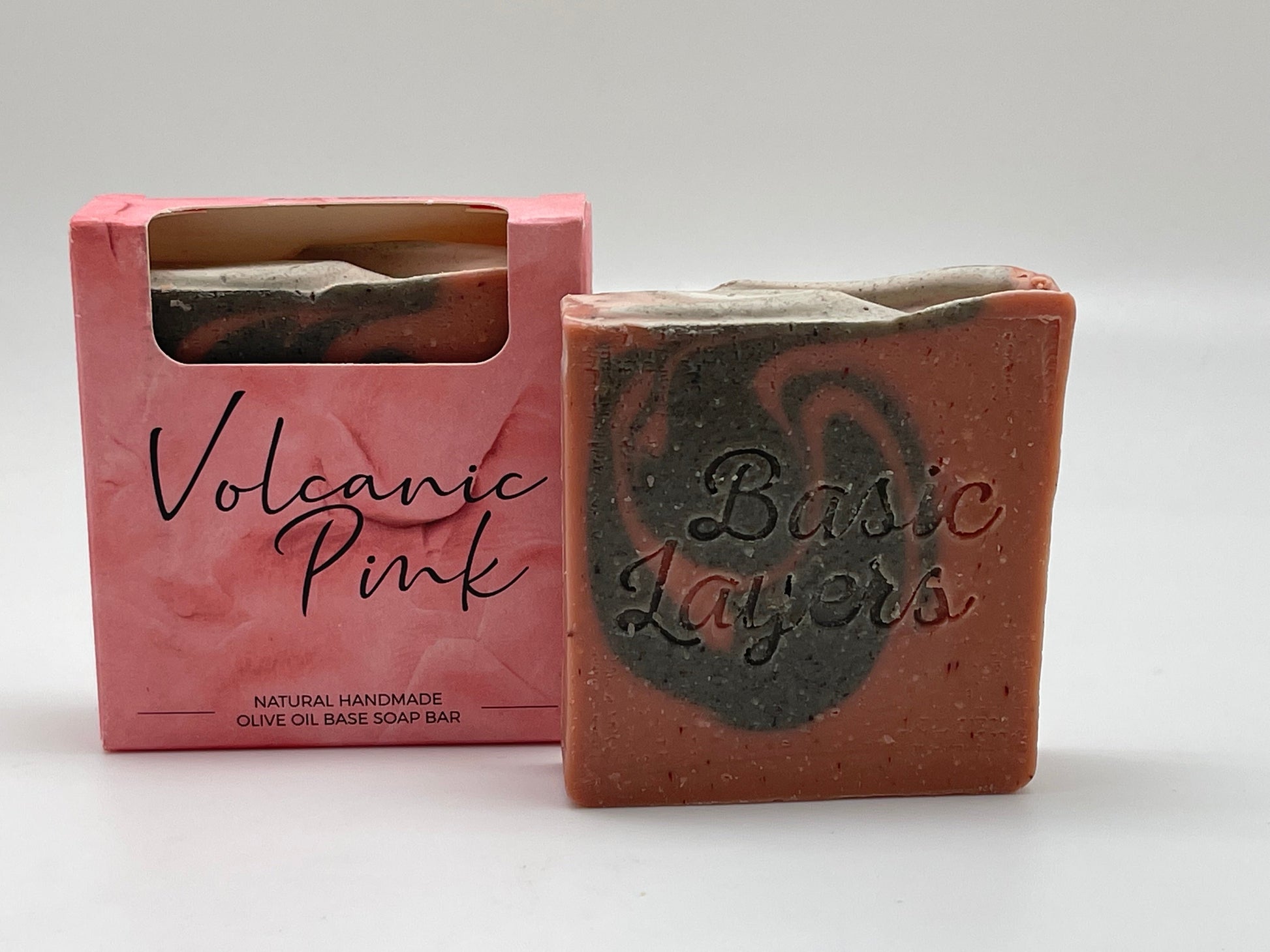 ARTISAN VOLCANIC PINK CLAY SOAP - HANDMADE 90G-Artisanal Soap-DECOROLALA