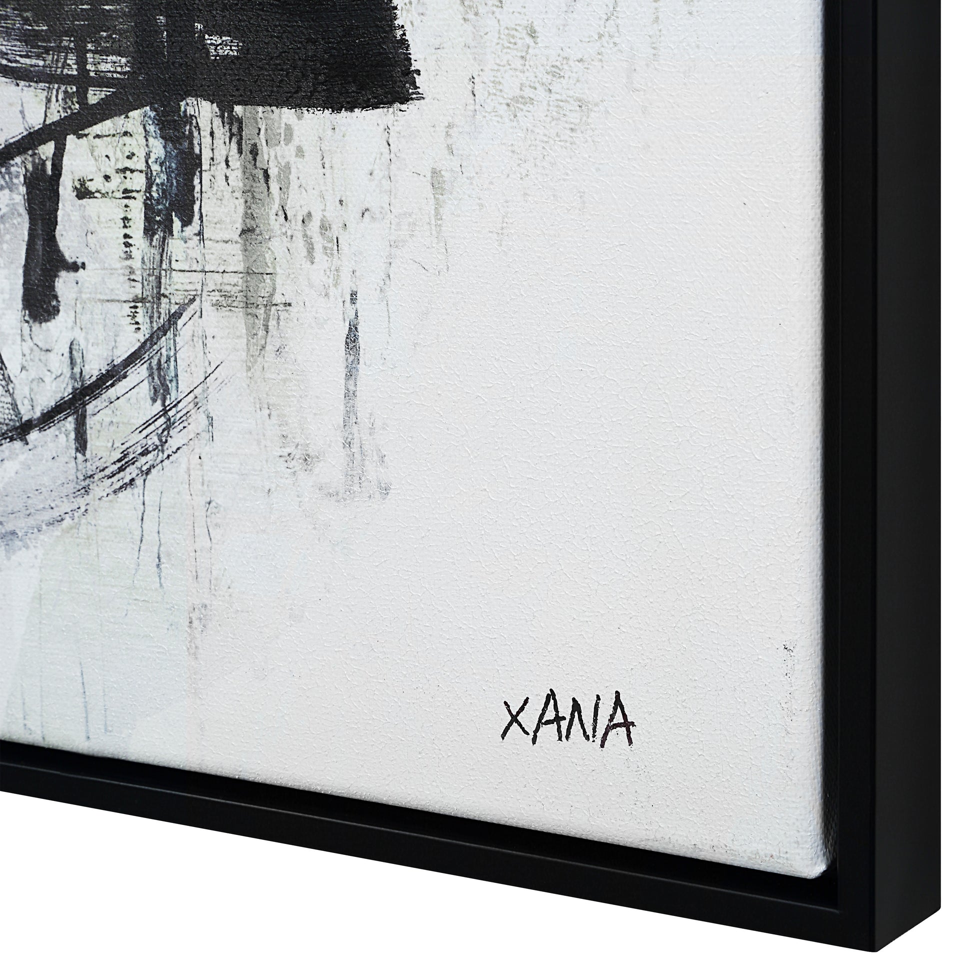 Aaliyah 48" H x 36" W Canvas Art, Black-Canvas Art-DECOROLALA