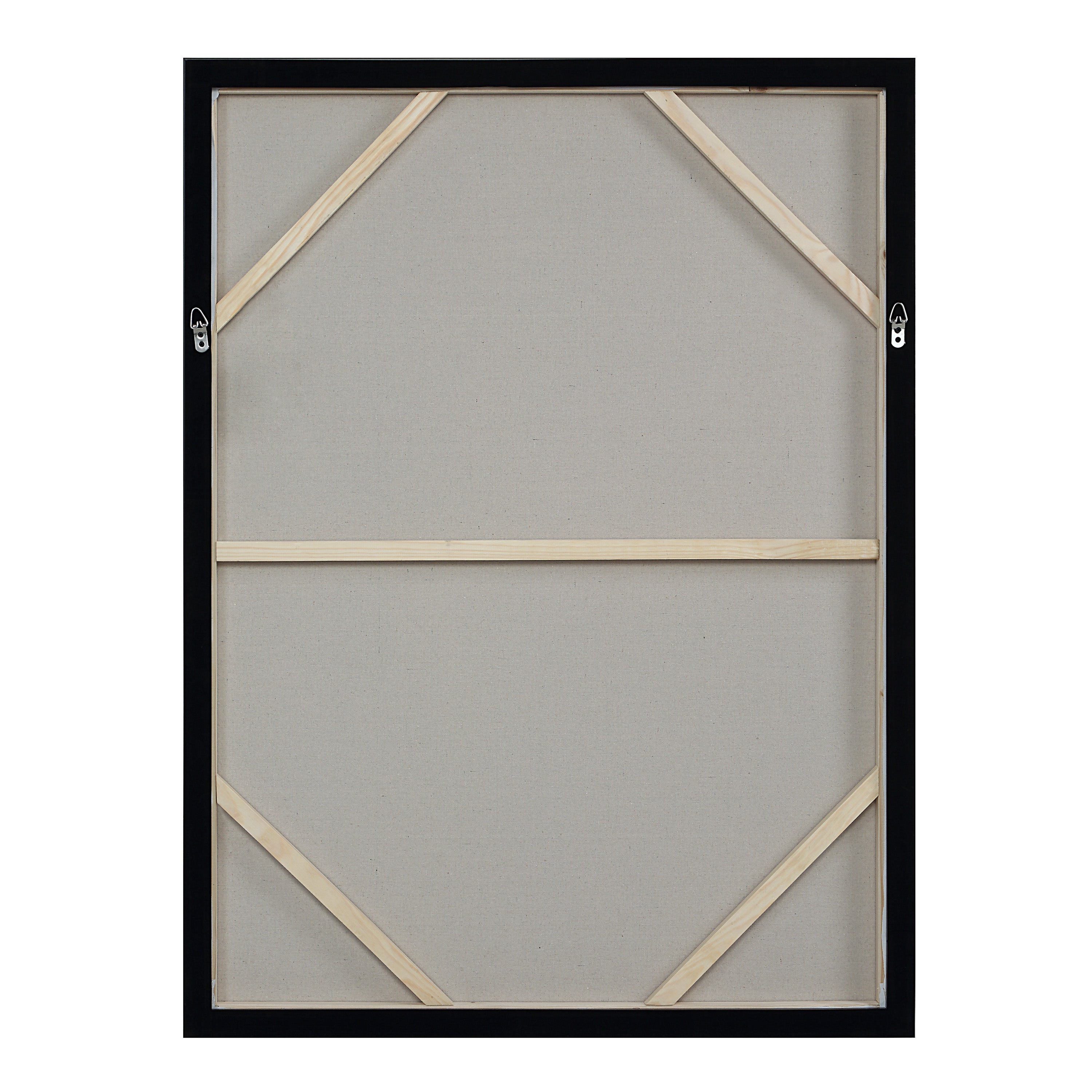 Aaliyah 48" H x 36" W Canvas Art, Black-Canvas Art-DECOROLALA