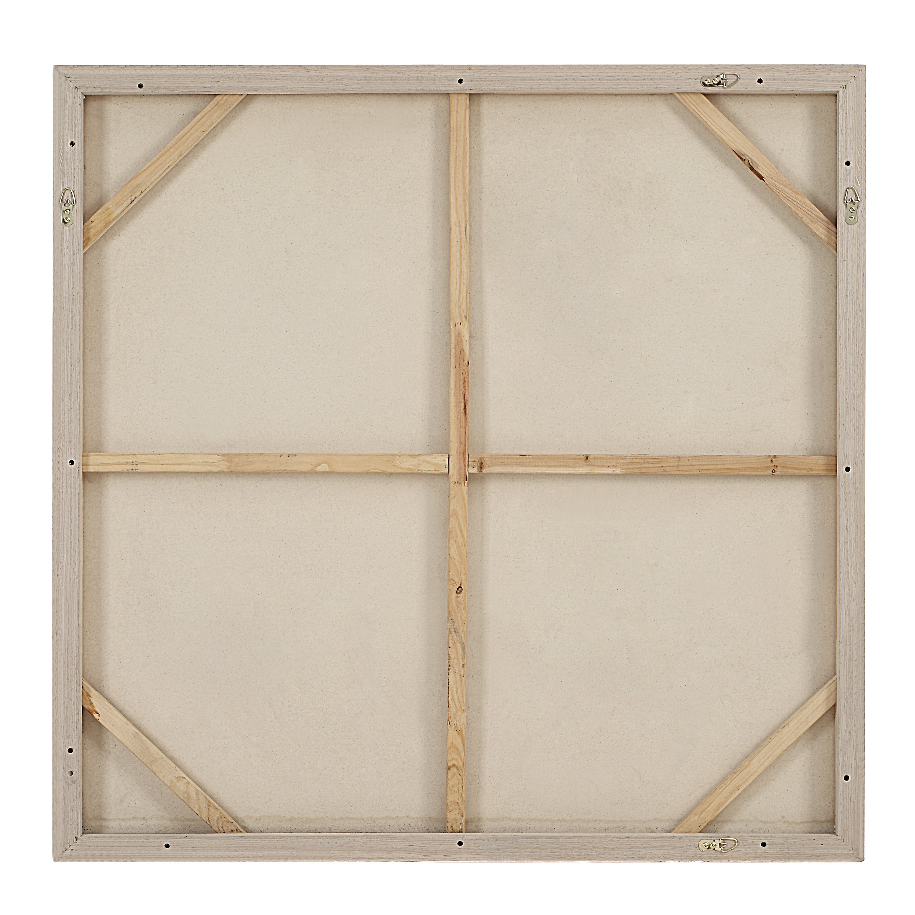 Abadie 48" Wide Canvas Art, White-Canvas Art-DECOROLALA