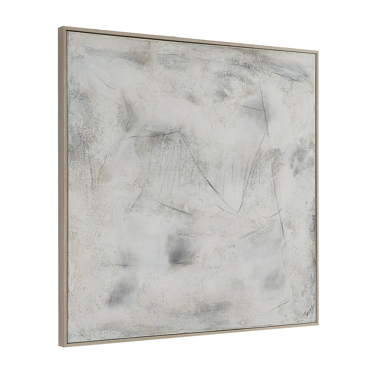 Abadie 48" Wide Canvas Art, White-Canvas Prints-DECOROLALA