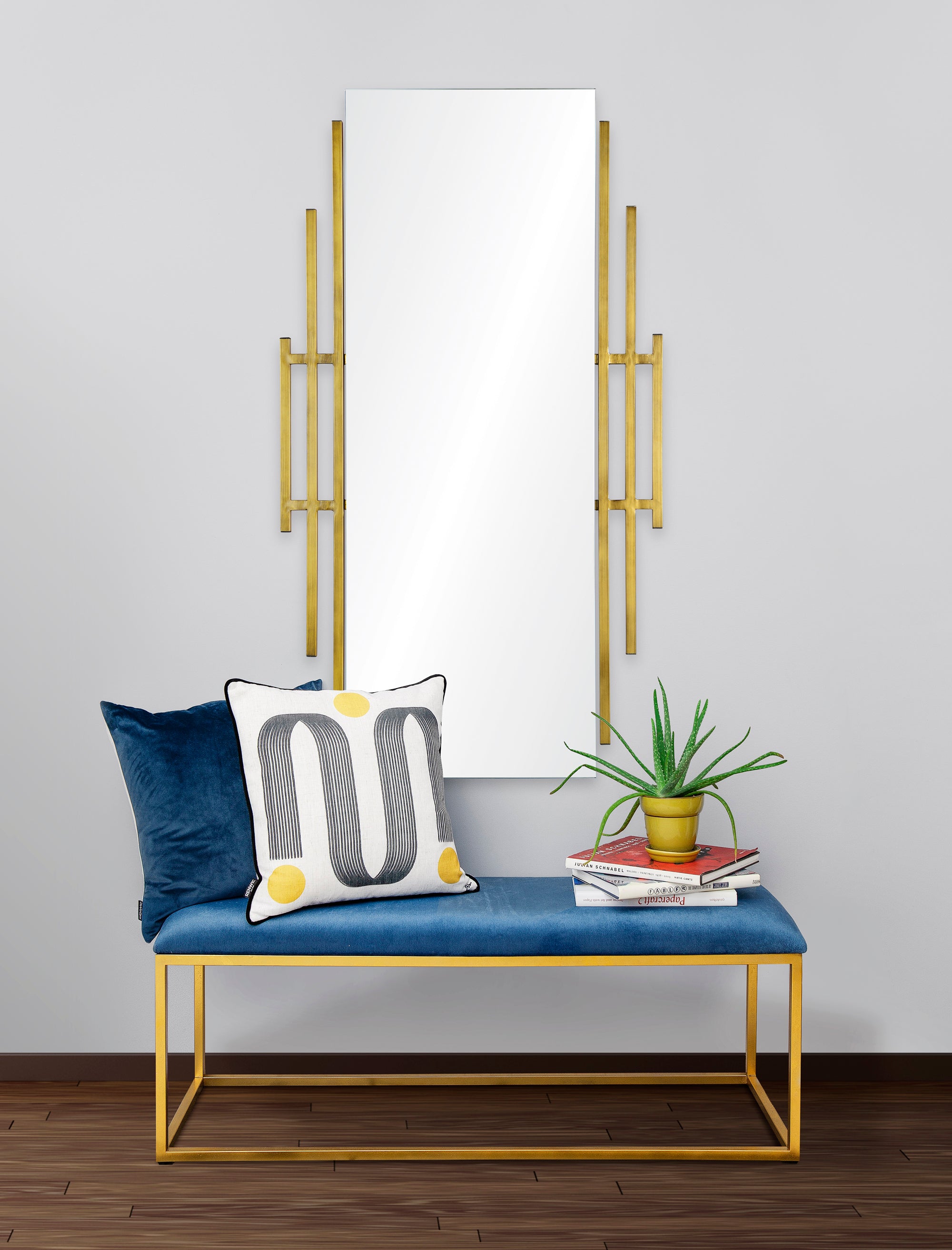 Abi 53.25" Tall Irregular Wall Mirror-Mirror-DECOROLALA