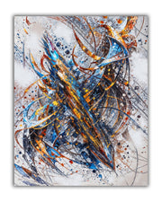 Abstract Canvas Wall Art 48x36 - Ready to Hang-Wall Art-DECOROLALA