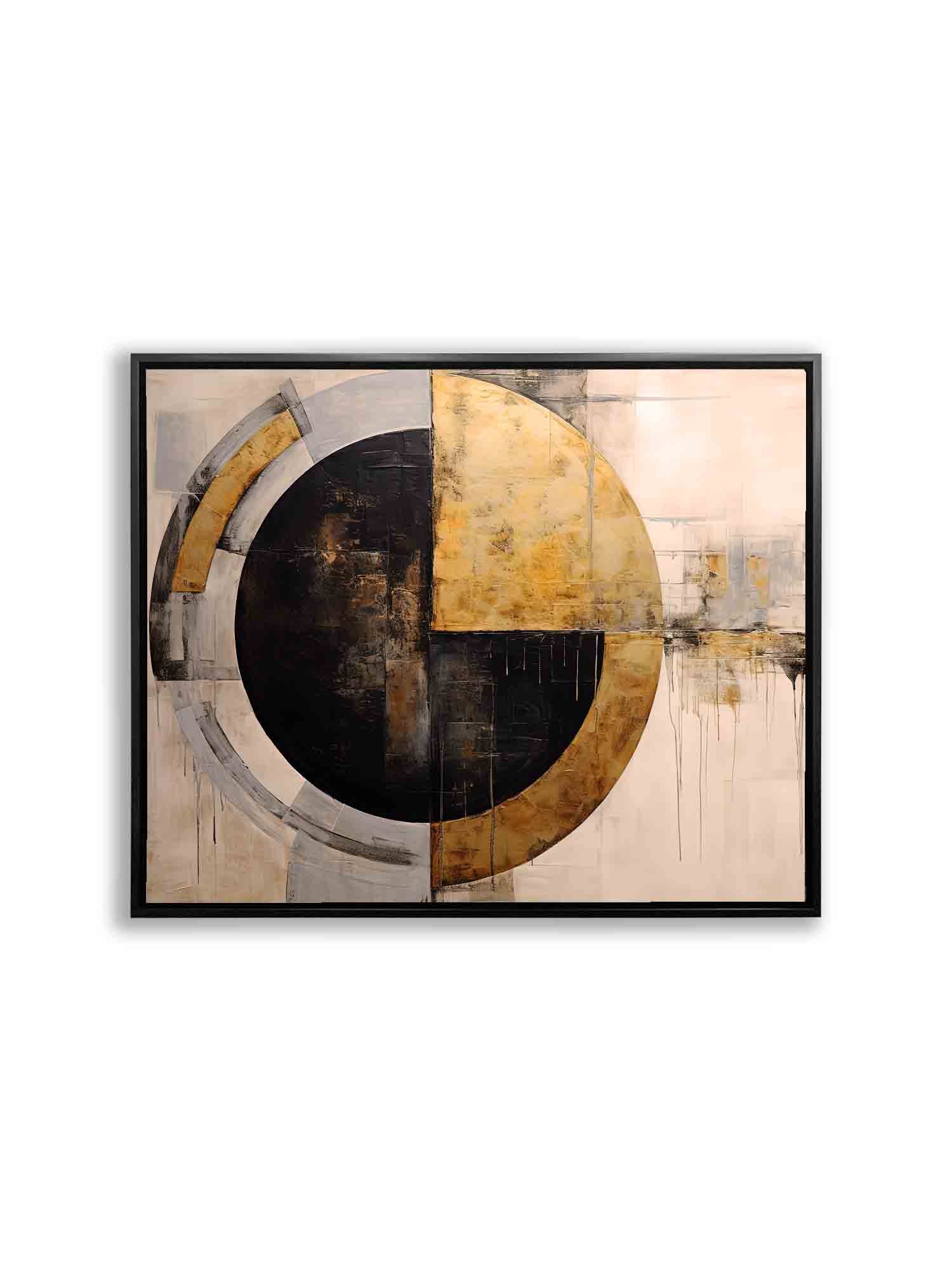 Abstract Sun -Canvas print- Modern Art-Wall Art-DECOROLALA