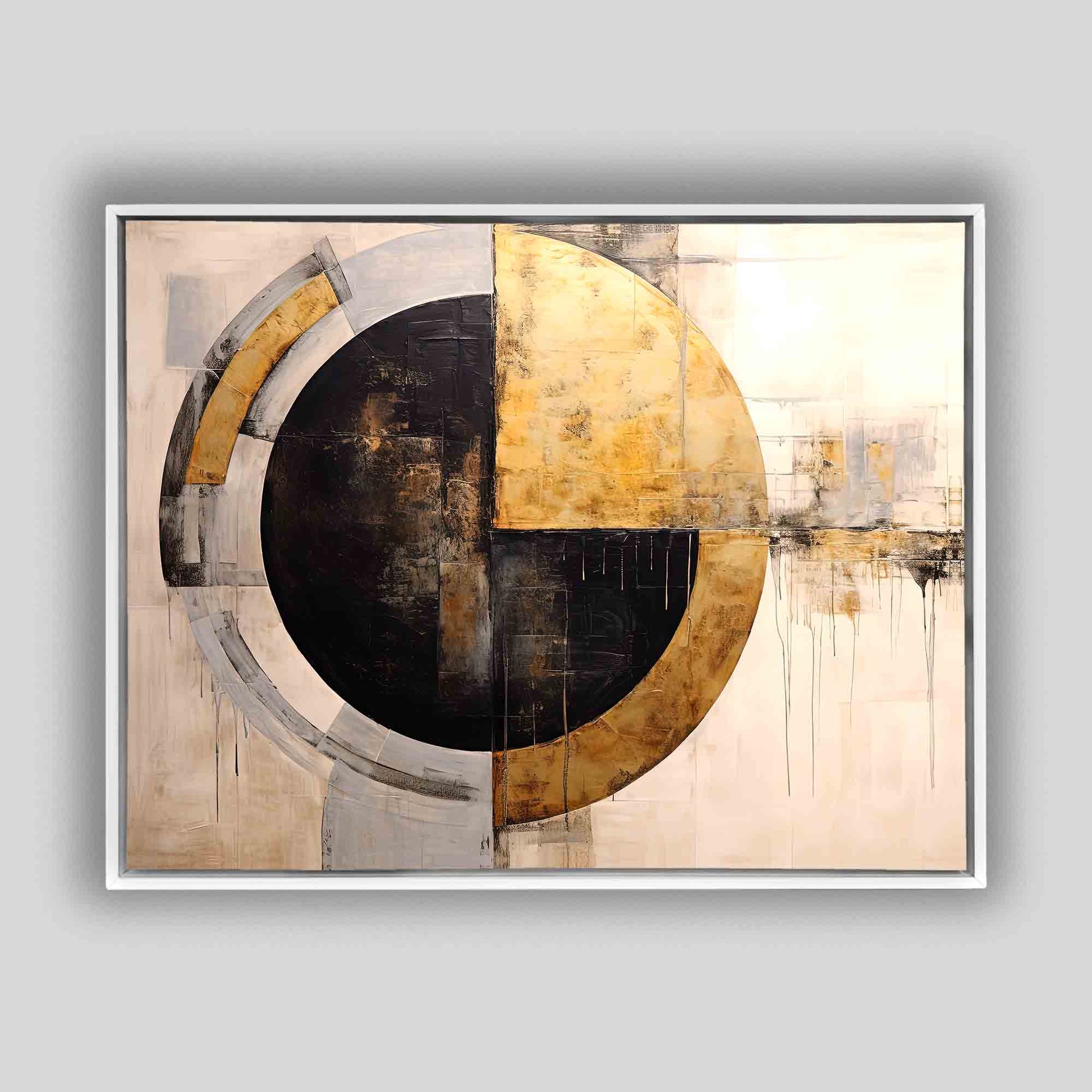 Abstract Sun -Canvas print- Modern Art-Wall Art-DECOROLALA