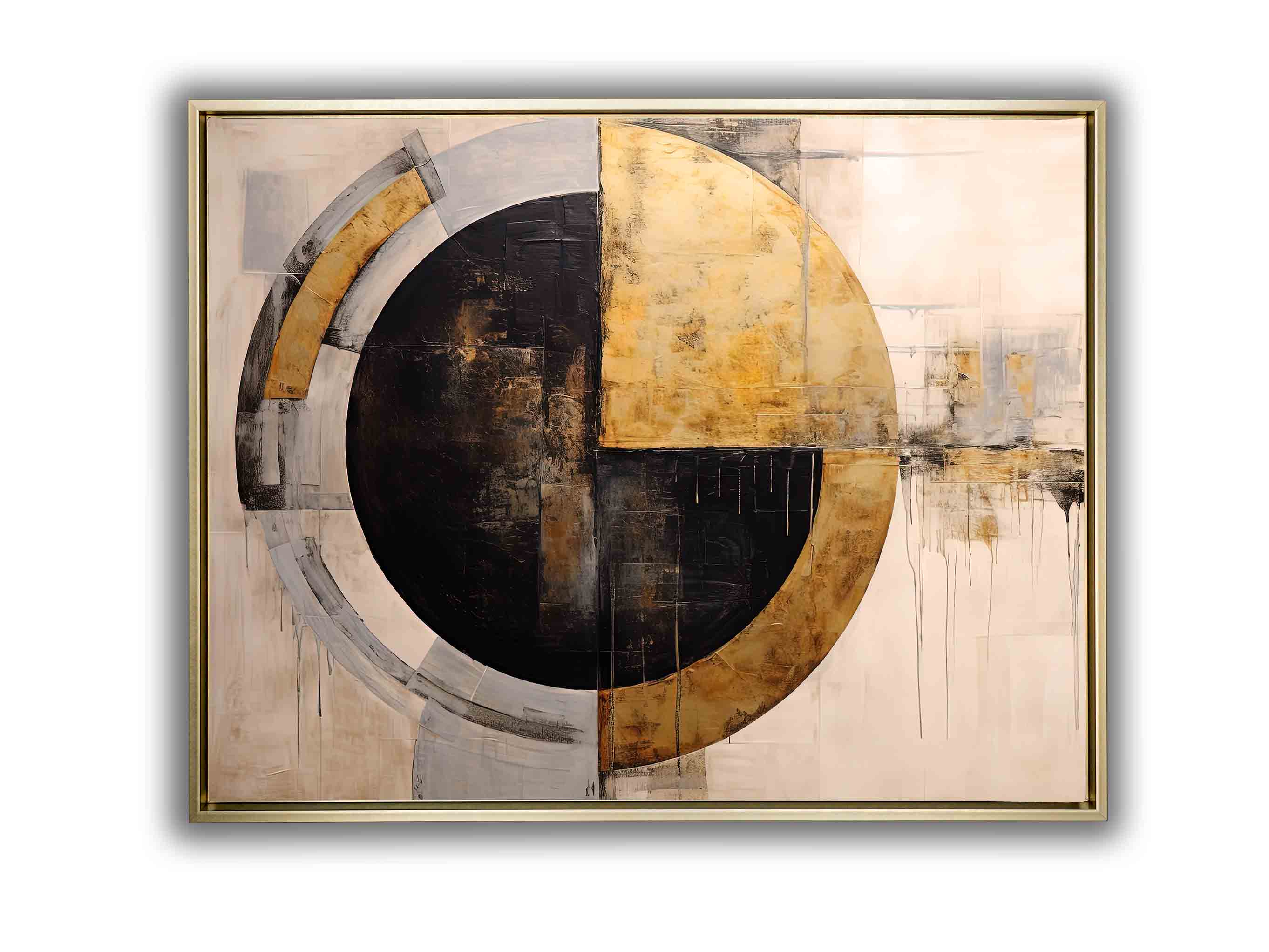 Abstract Sun -Canvas print- Modern Art-Wall Art-DECOROLALA