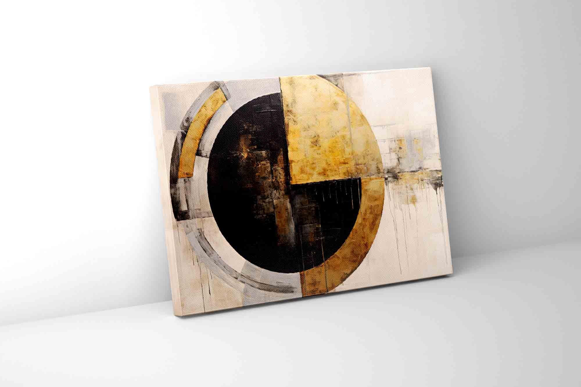 Abstract Sun -Canvas print- Modern Art-Wall Art-DECOROLALA