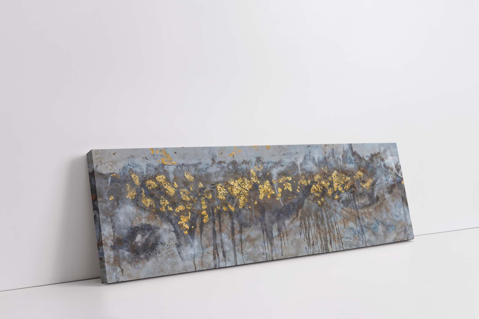 Abstract Trees Canvas Wall Art 72x24-Wall Art-DECOROLALA