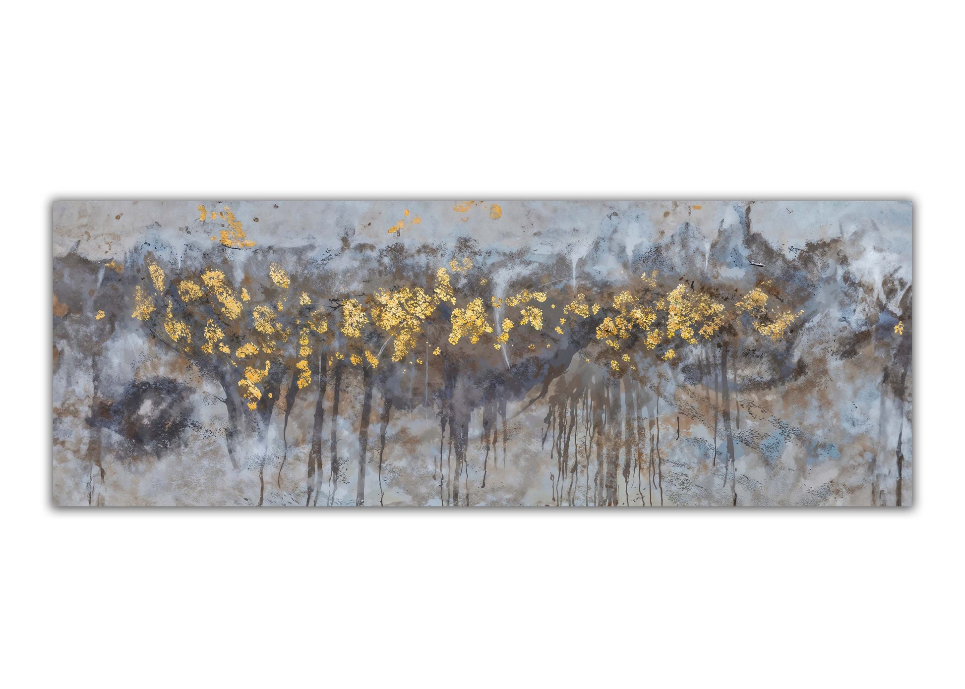 Abstract Trees Canvas Wall Art 72x24-Wall Art-DECOROLALA