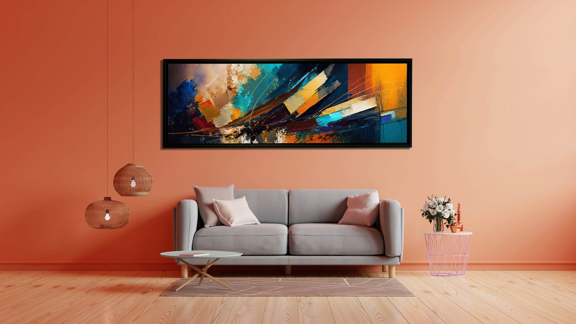 Abstract Wing Large Canvas Wall Art-Wall Art-DECOROLALA